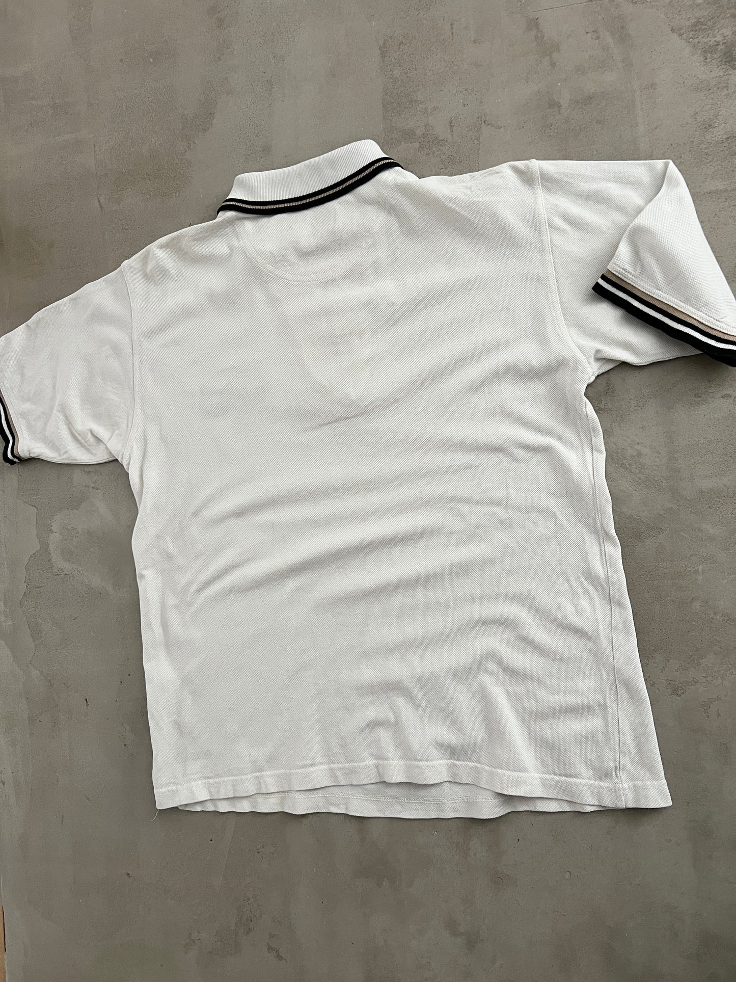 WHITE/CREME PORSCHE POLO - 1998 - L