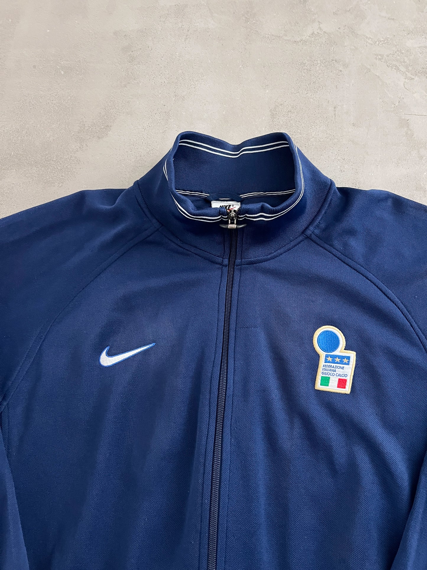 NAVY ITALY NIKE JACKET - 1998 - XL/L
