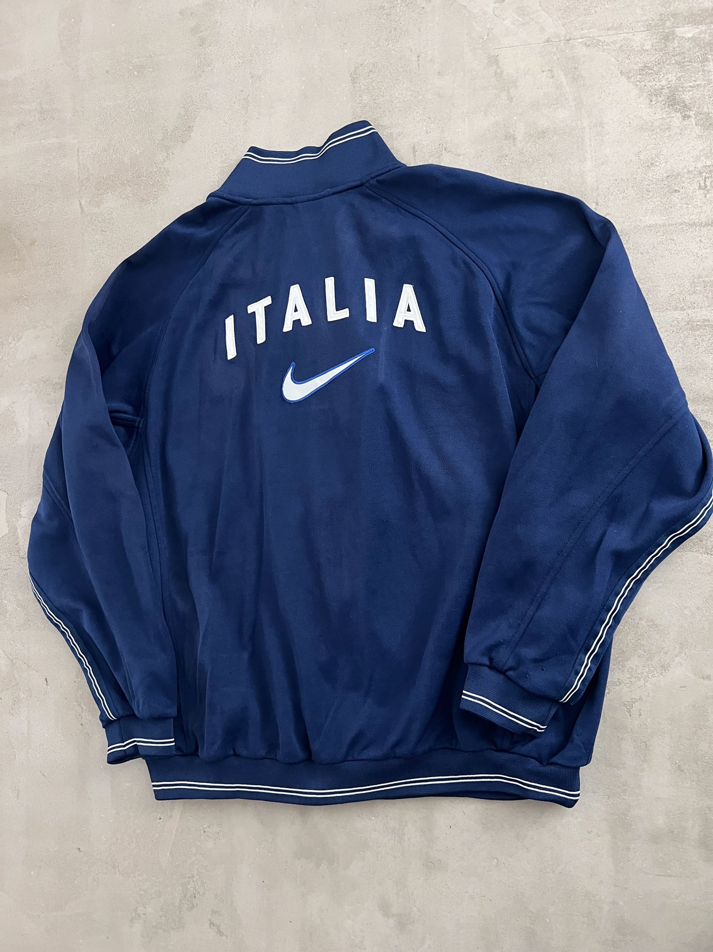 NAVY ITALY NIKE JACKET - 1998 - XL/L