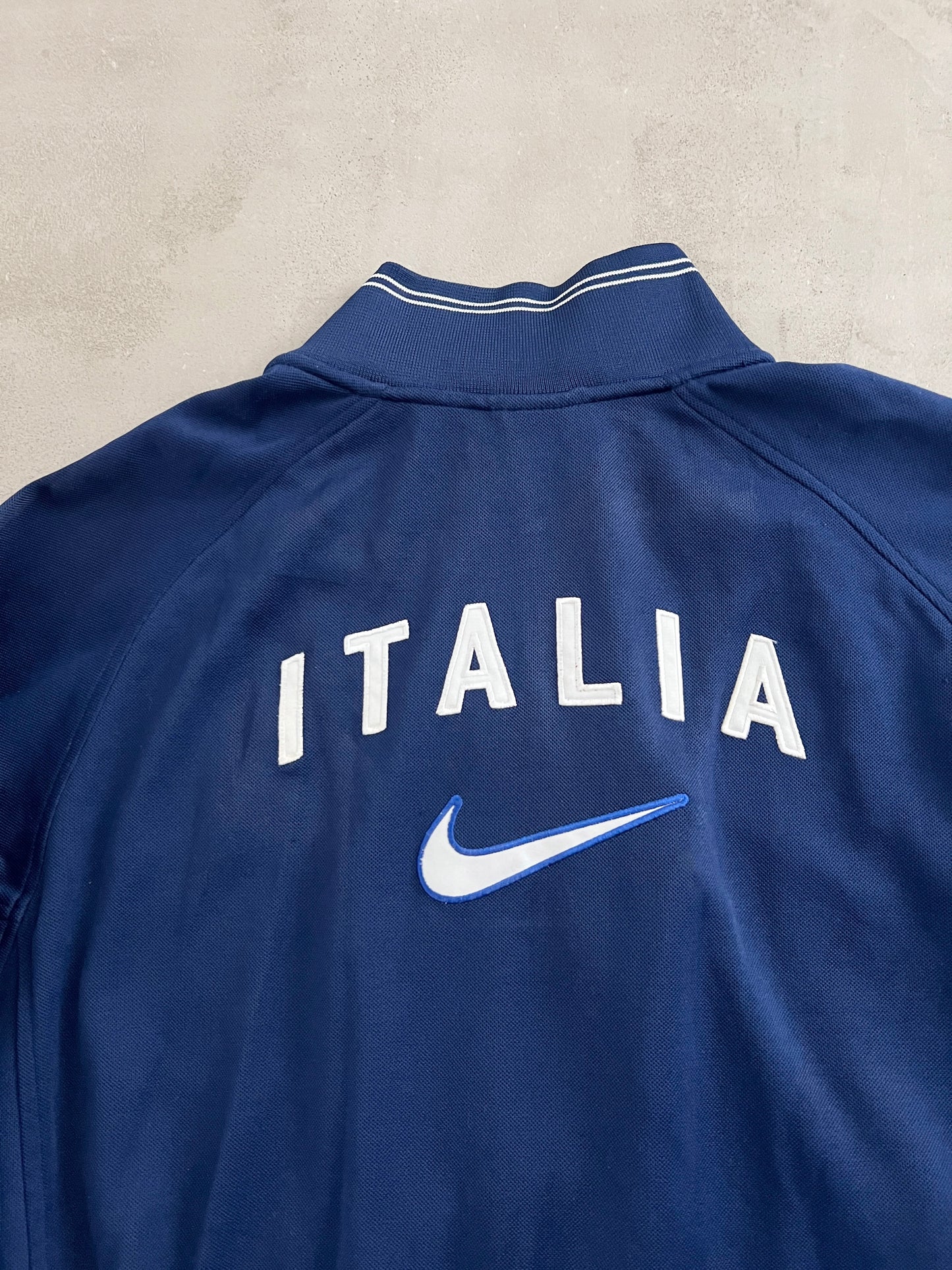 NAVY ITALY NIKE JACKET - 1998 - XL/L