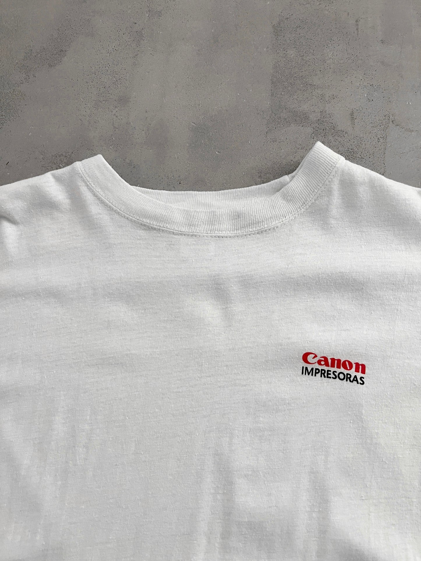 WHITE CANON PROMO TEE - 1990S - M
