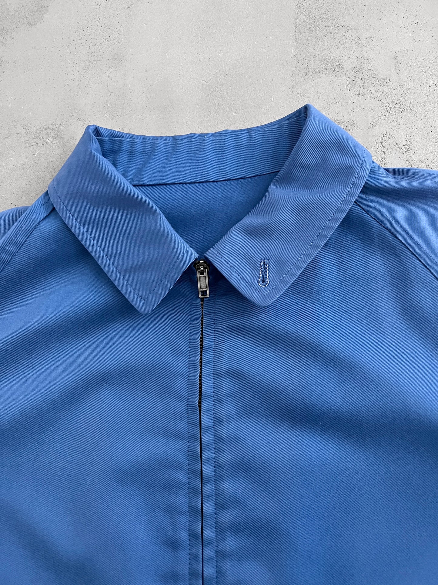 BLUE BURBERRY JACKET - 1990S - S