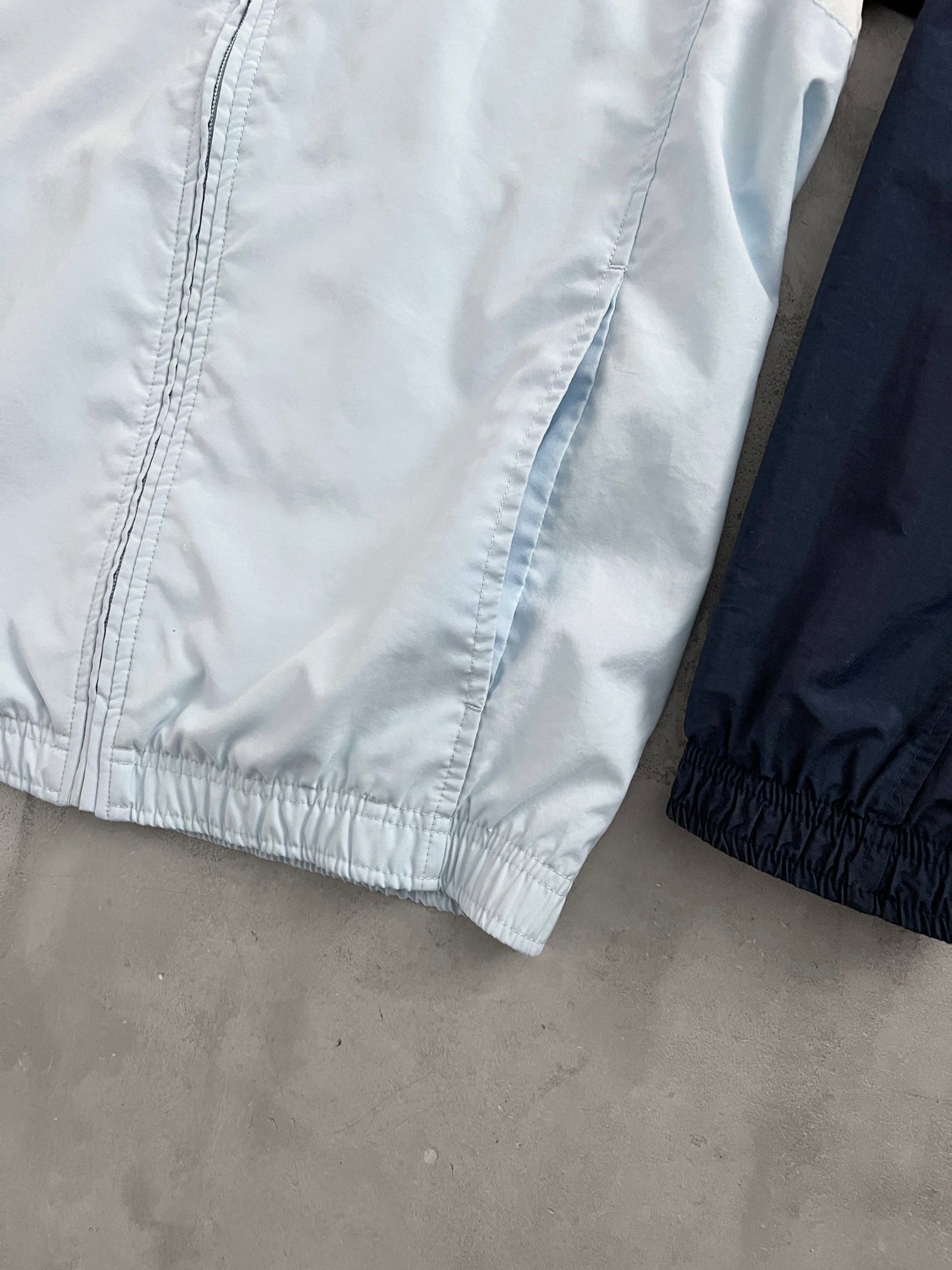 BABY BLUE NIKE TRACK JACKET - 2000S - S