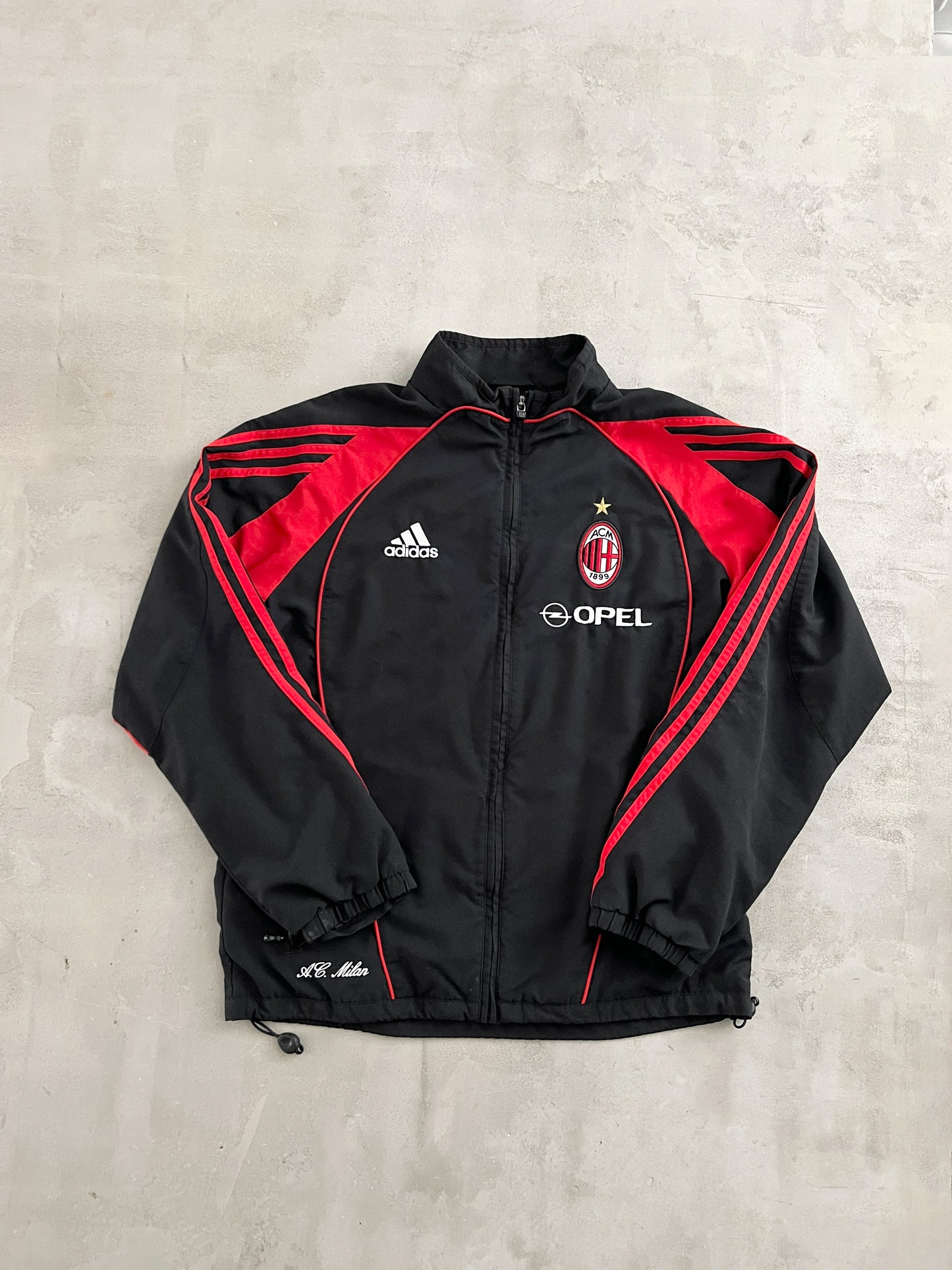 BLACK AC MILAN TRACK JACKET - 2000S - S