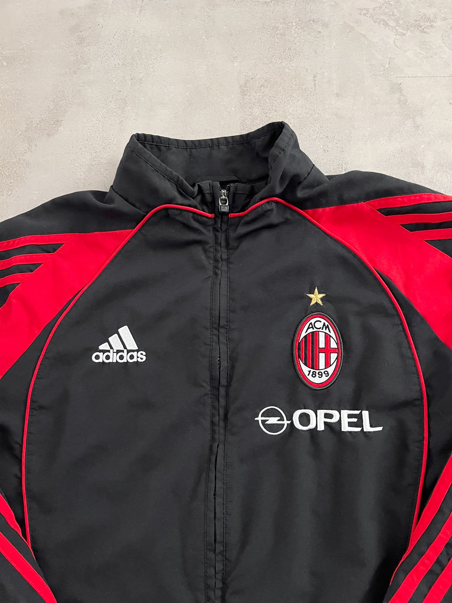 BLACK AC MILAN TRACK JACKET - 2000S - S