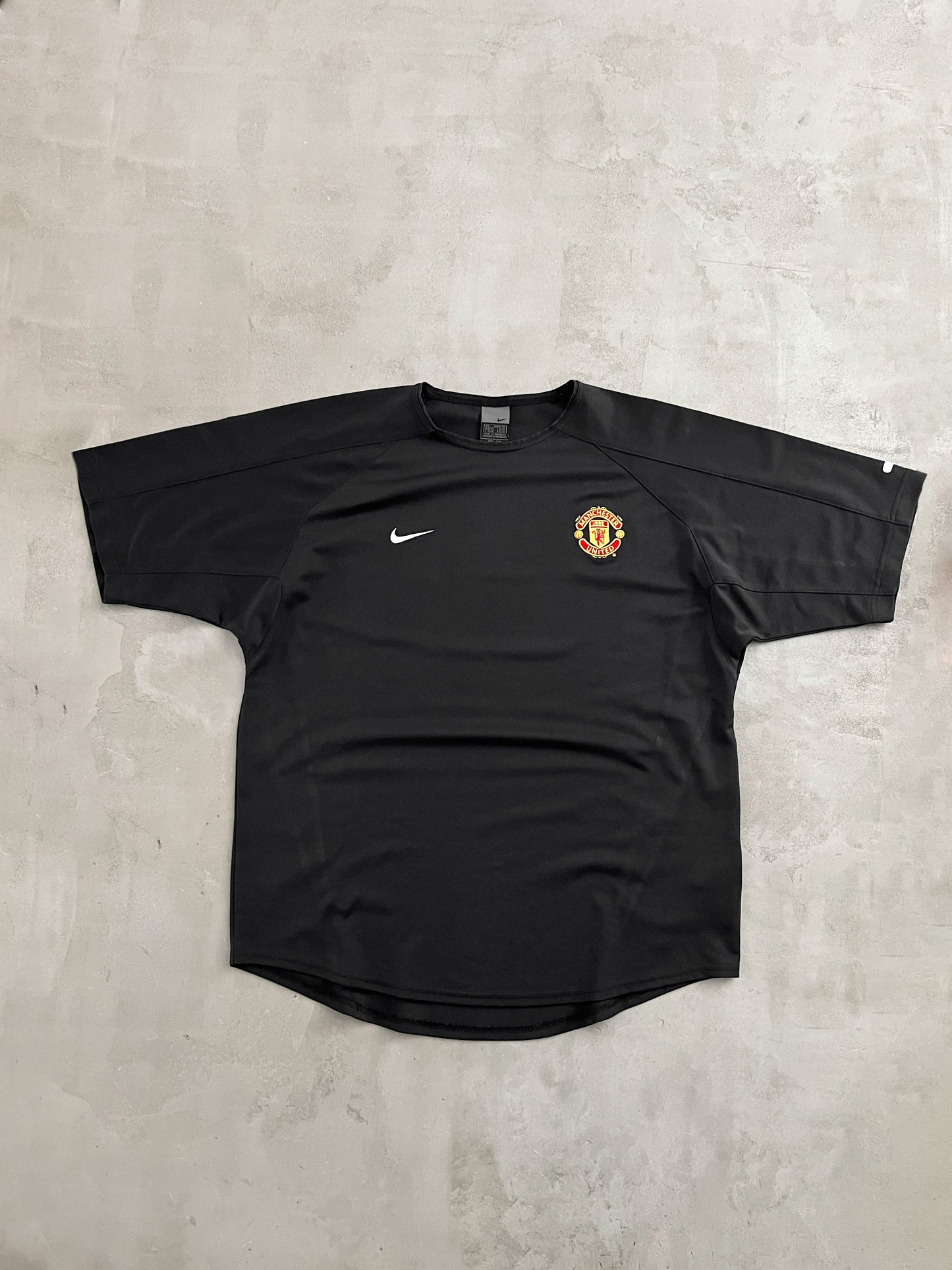 BLACK MANCHESTER UNITED NIKE JERSEY - 2000S - XL/L