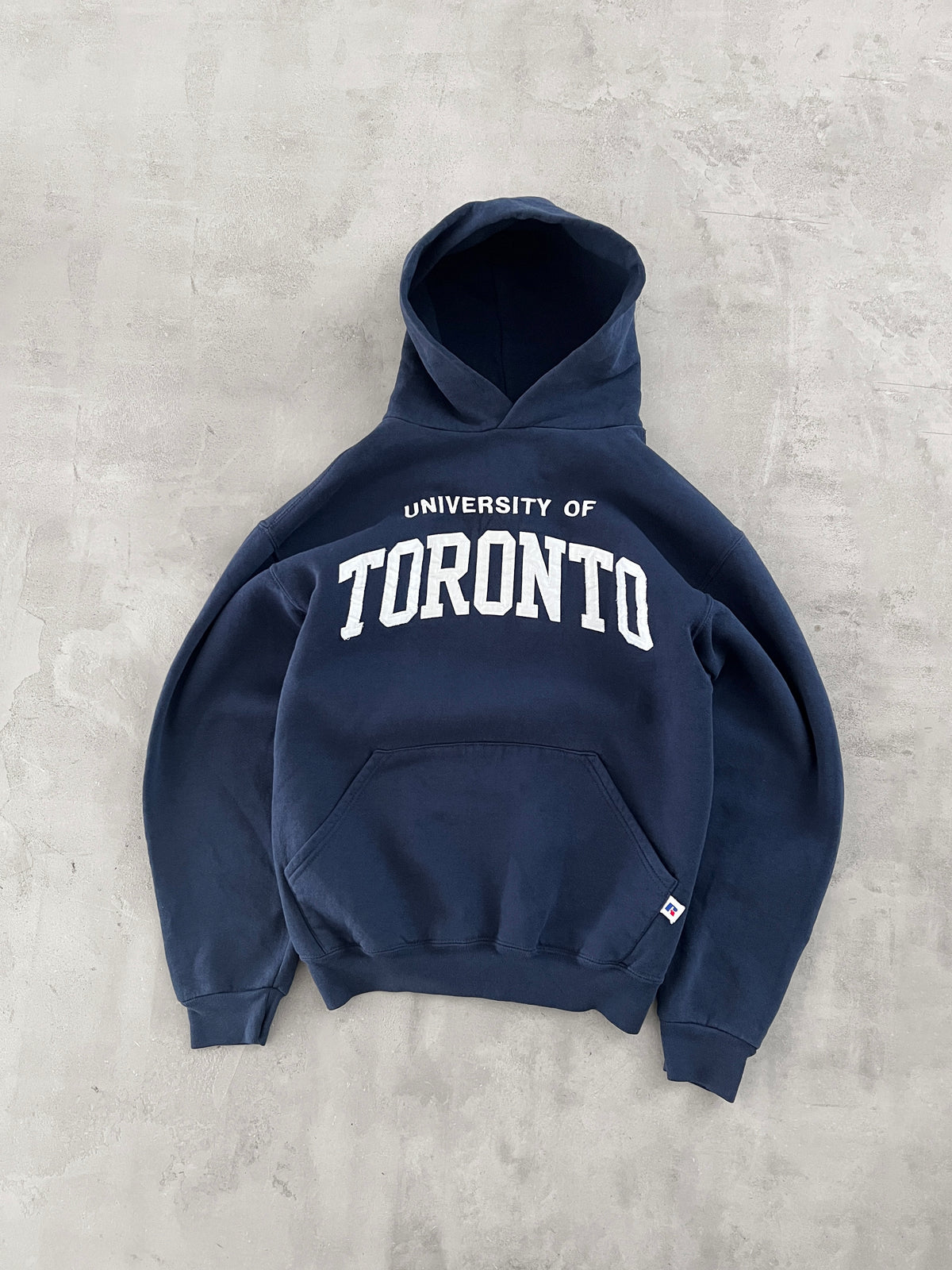 NAVY RUSSELL TORONTO HOODIE - 1990S - S