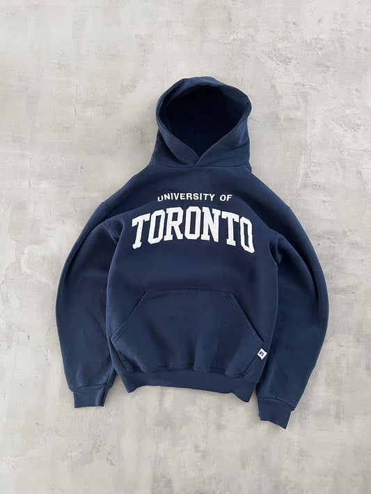 NAVY RUSSELL TORONTO HOODIE - 1990S - S