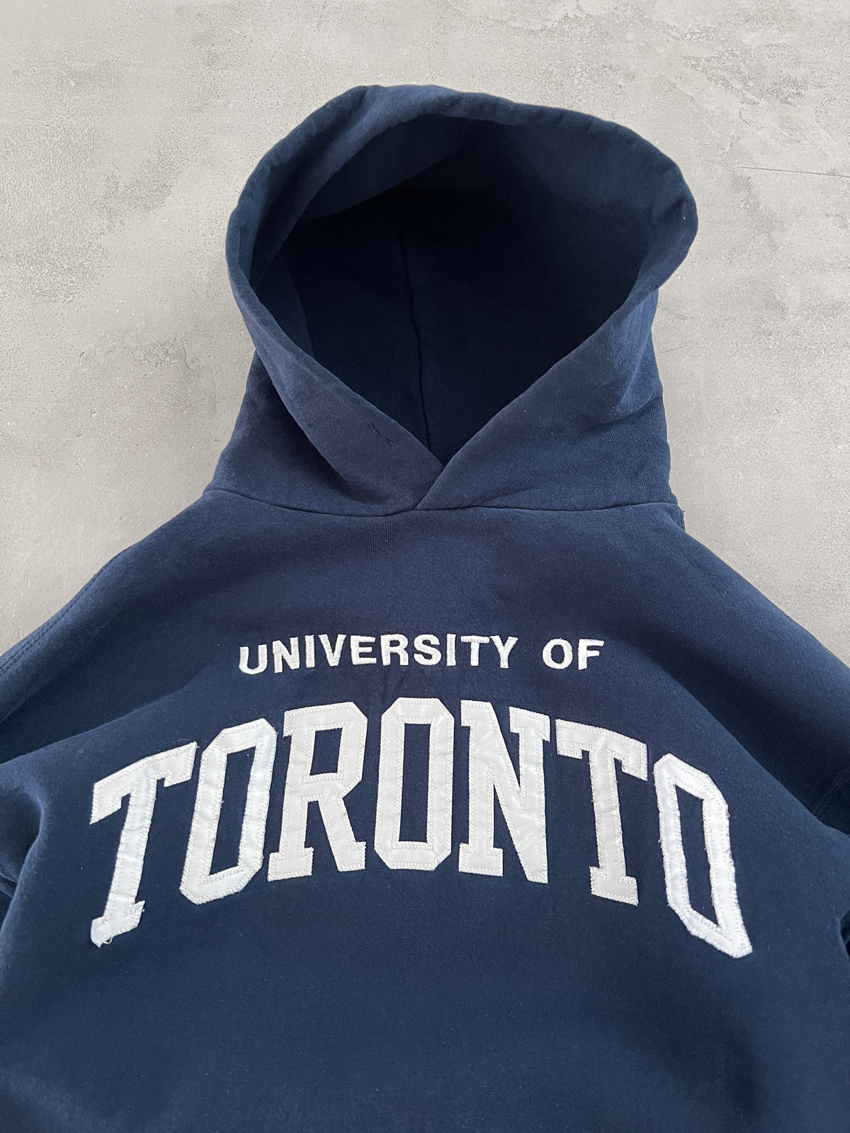 NAVY RUSSELL TORONTO HOODIE - 1990S - S