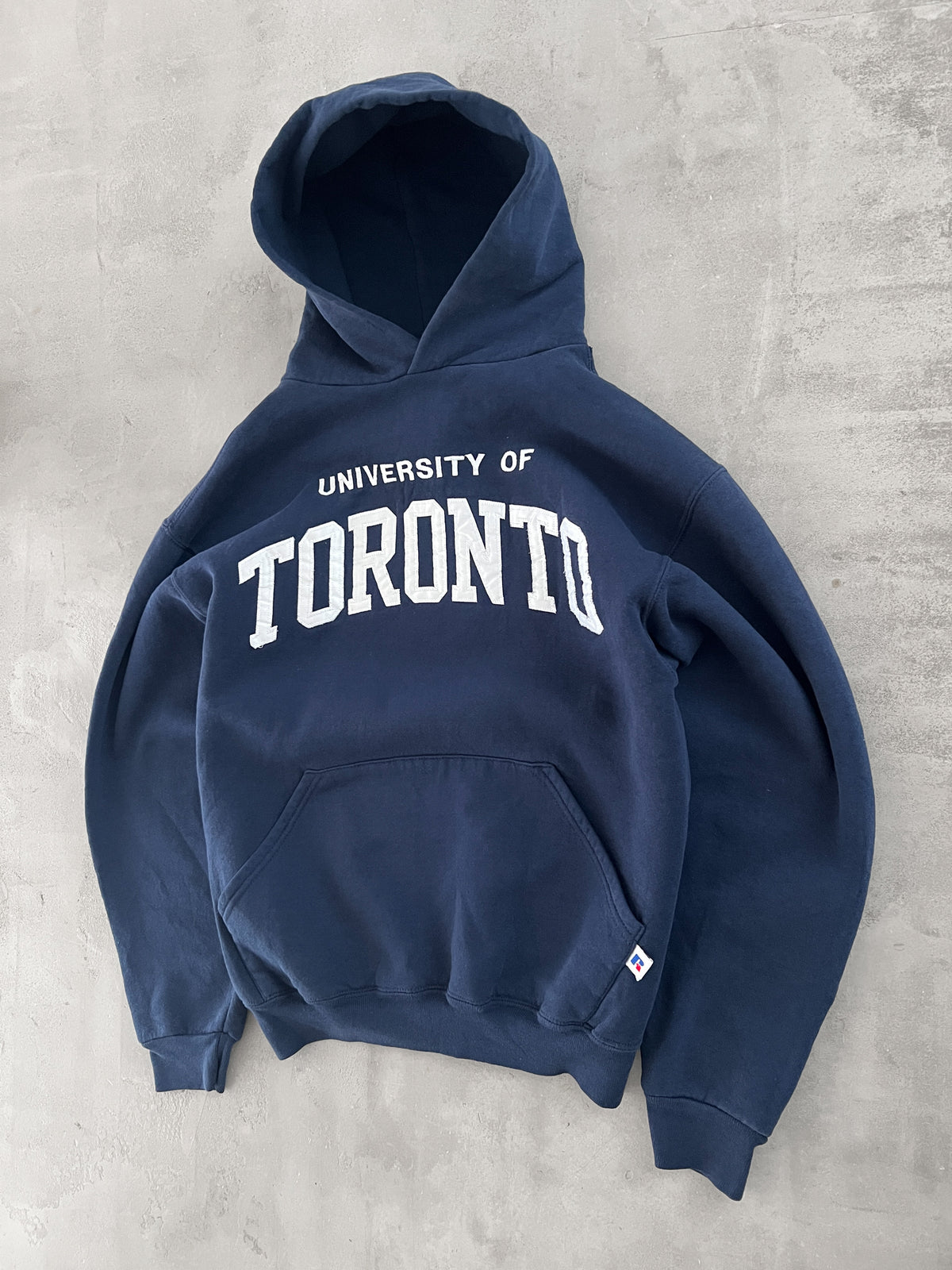 NAVY RUSSELL TORONTO HOODIE - 1990S - S