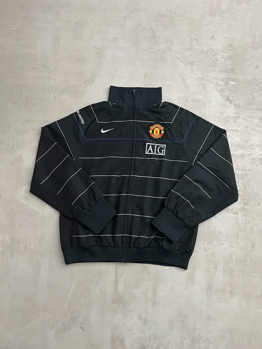 BLACK MANCHESTER UNITED NIKE JACKET - 2000S - M