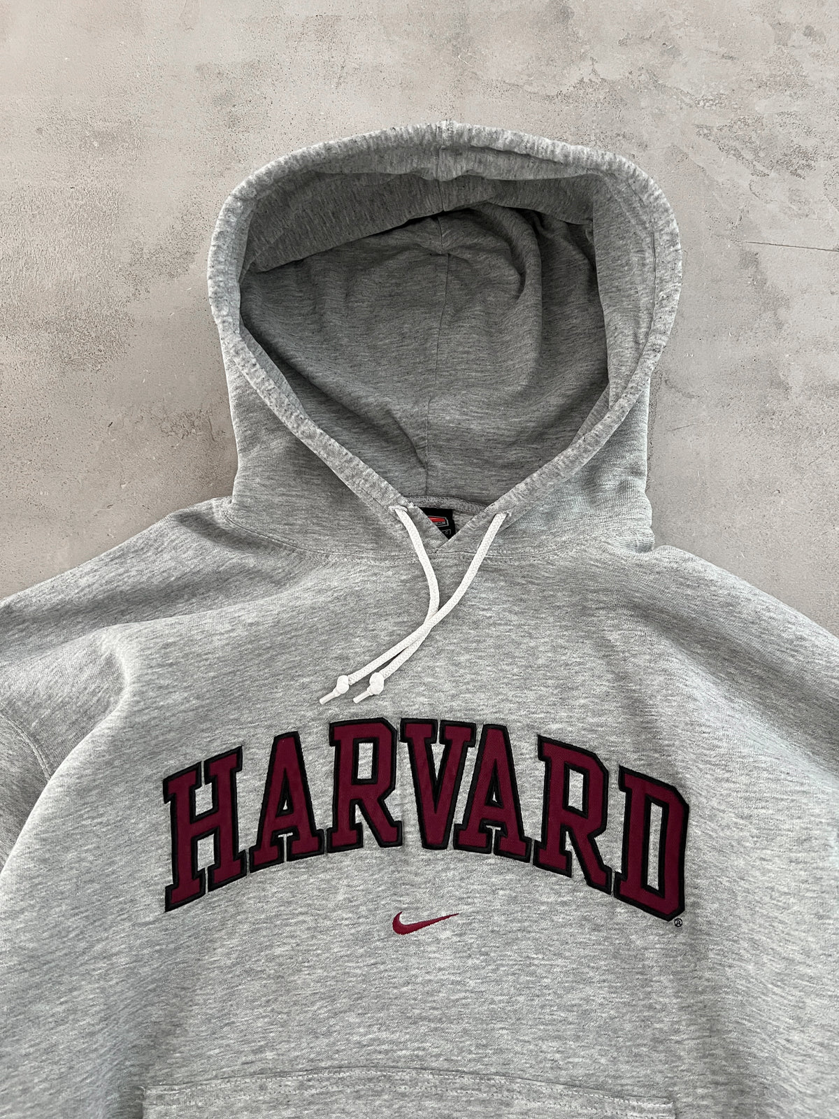 GREY HARVARD NIKE HOODIE - 2000S - L