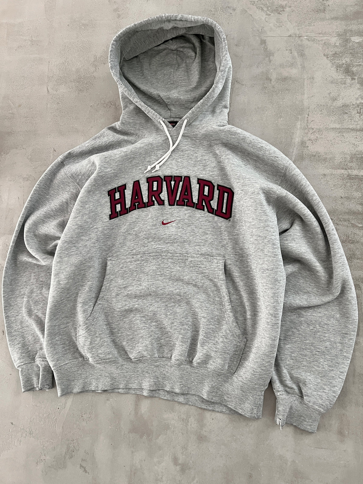GREY HARVARD NIKE HOODIE - 2000S - L
