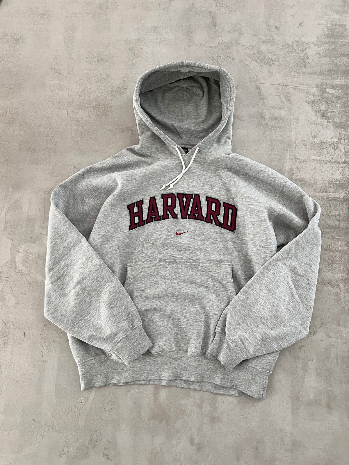 GREY HARVARD NIKE HOODIE - 2000S - L