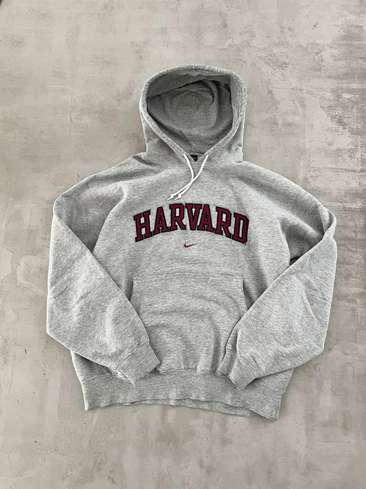 GREY HARVARD NIKE HOODIE - 2000S - L