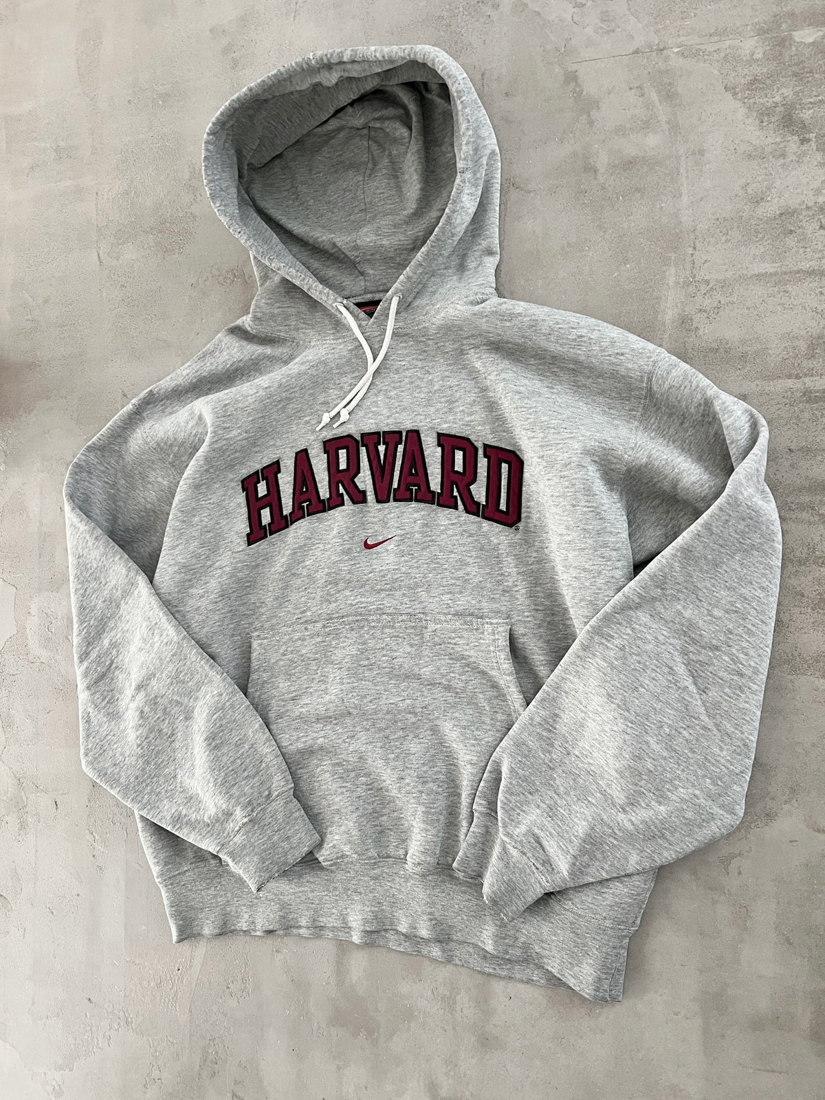 GREY HARVARD NIKE HOODIE - 2000S - L