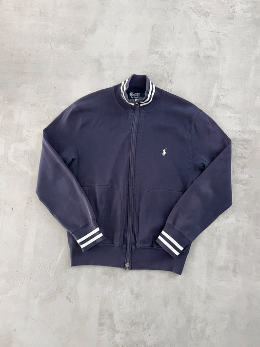 NAVY RALPH LAUREN KNIT JACKET - 2000S - M/S