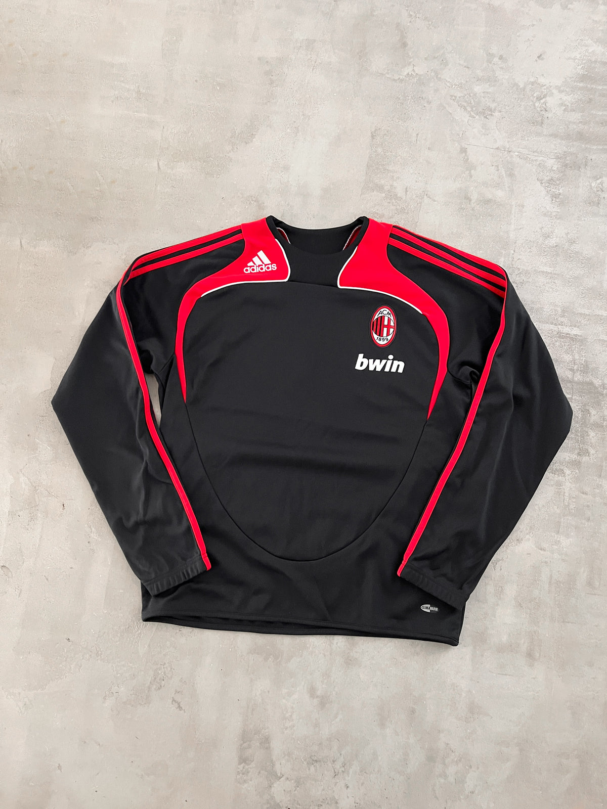 BLACK AC MILAN SWEATER - 2000S - M