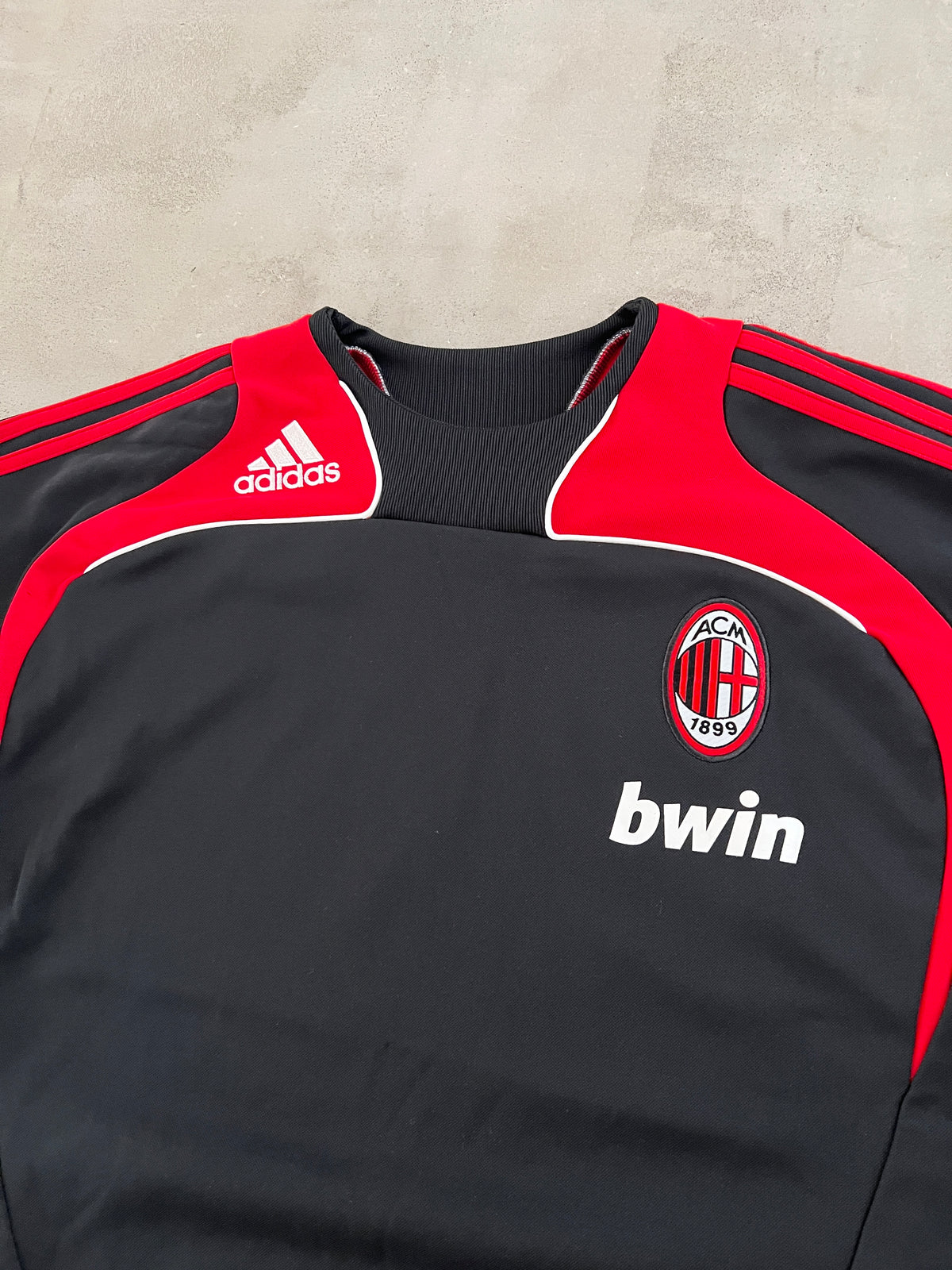BLACK AC MILAN SWEATER - 2000S - M