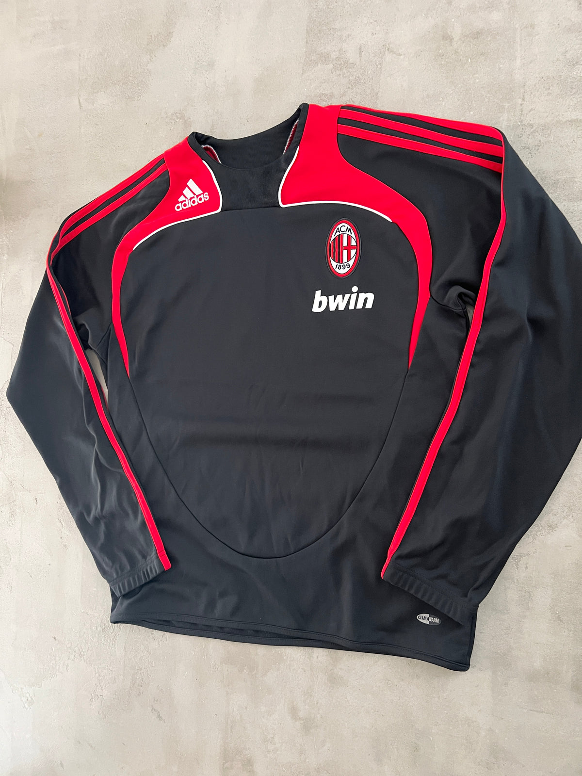 BLACK AC MILAN SWEATER - 2000S - M