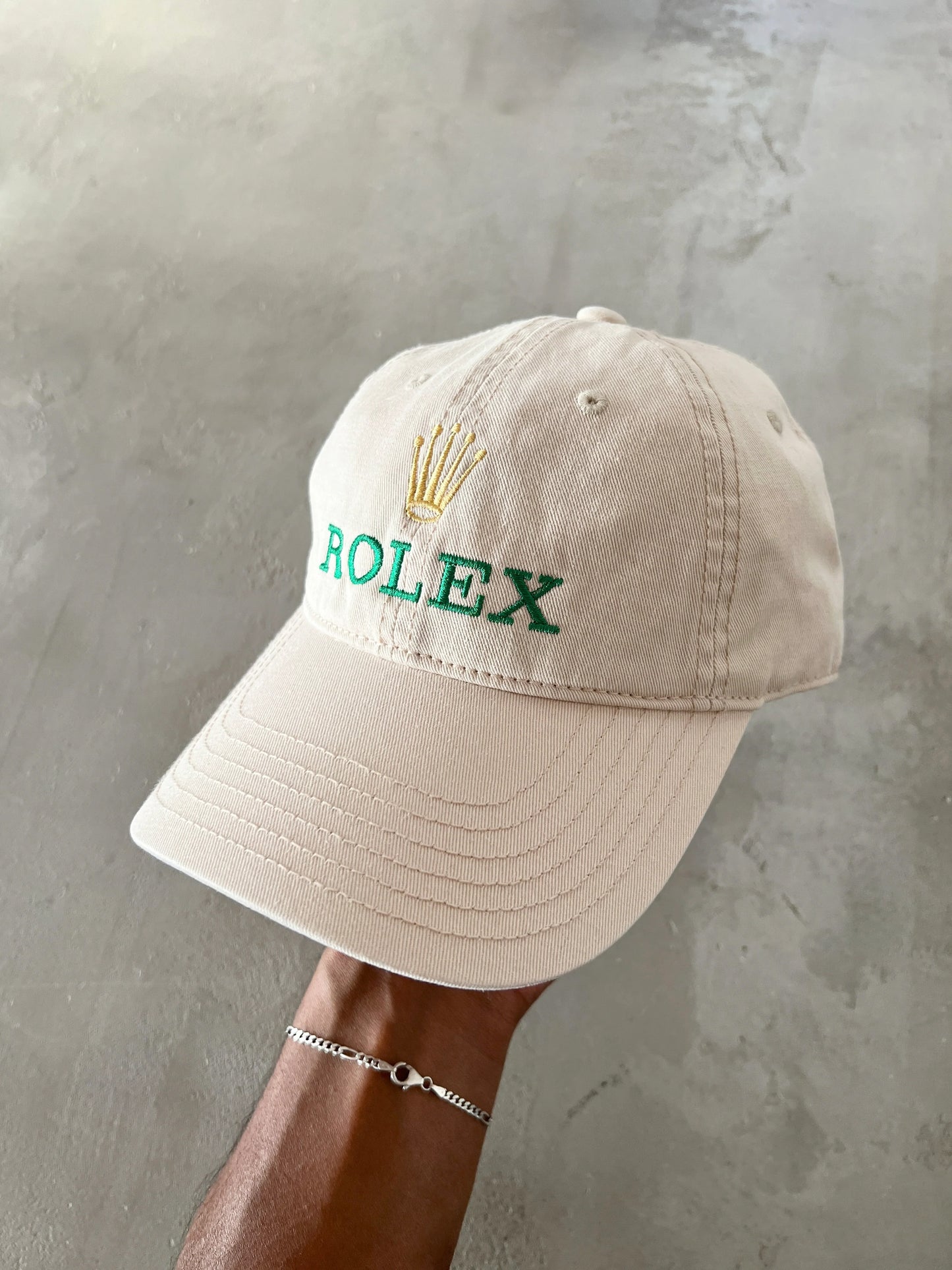 CREME ROLEX CAP - 1990S