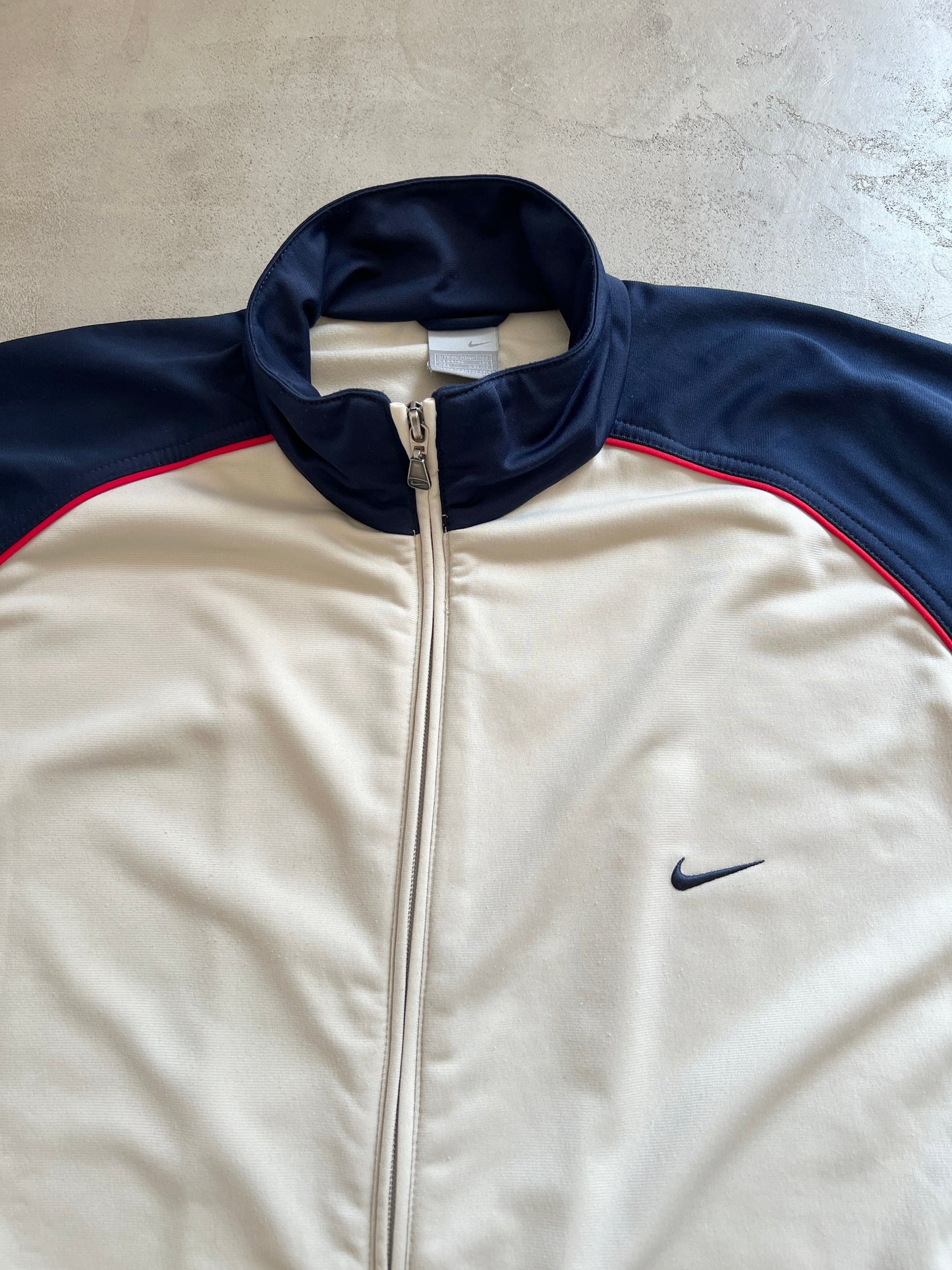 CREME NIKE TRACK JACKET - 2000S - XL