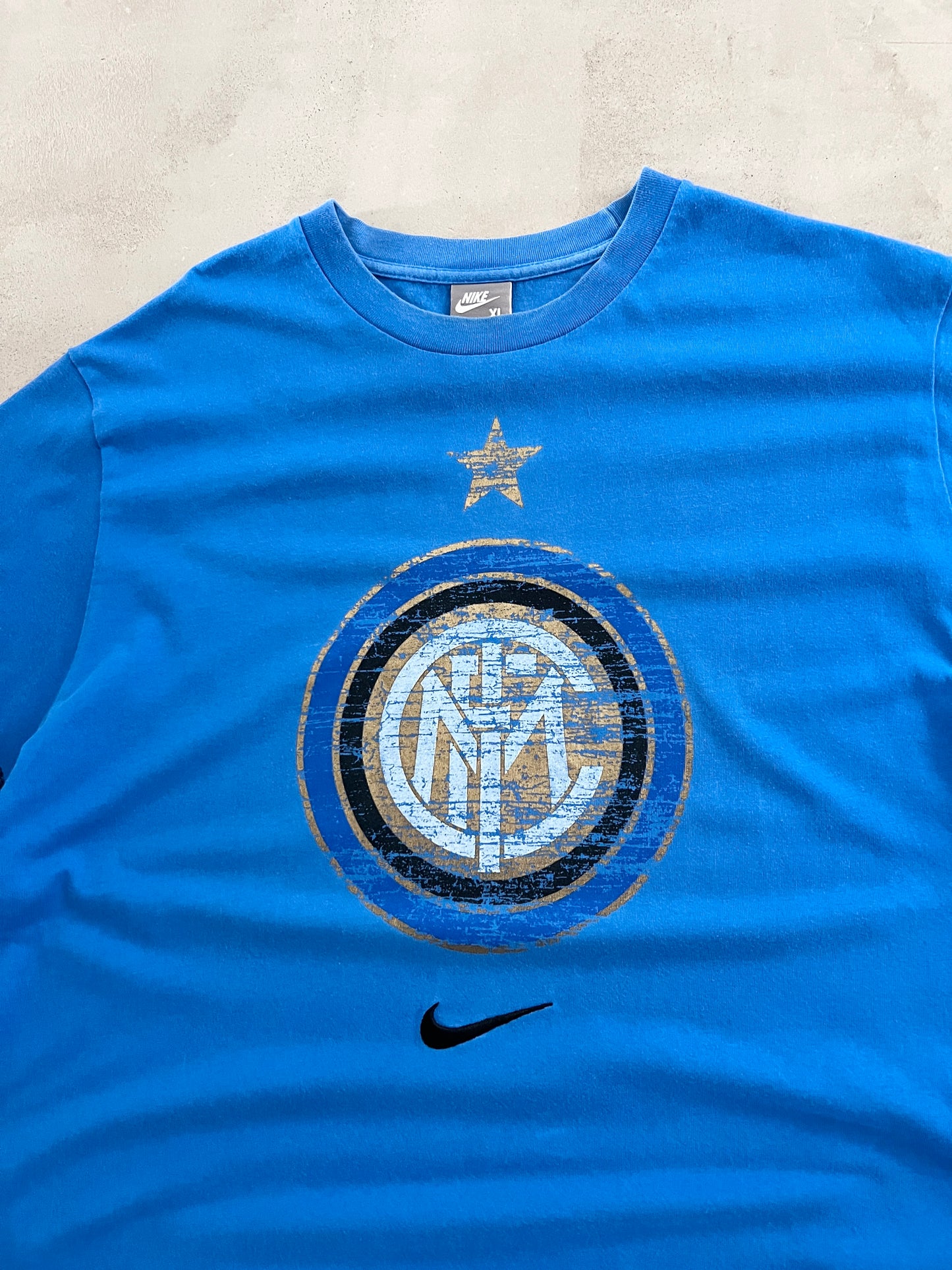 BLUE INTER MILAN NIKE TEE - 2000S - XL