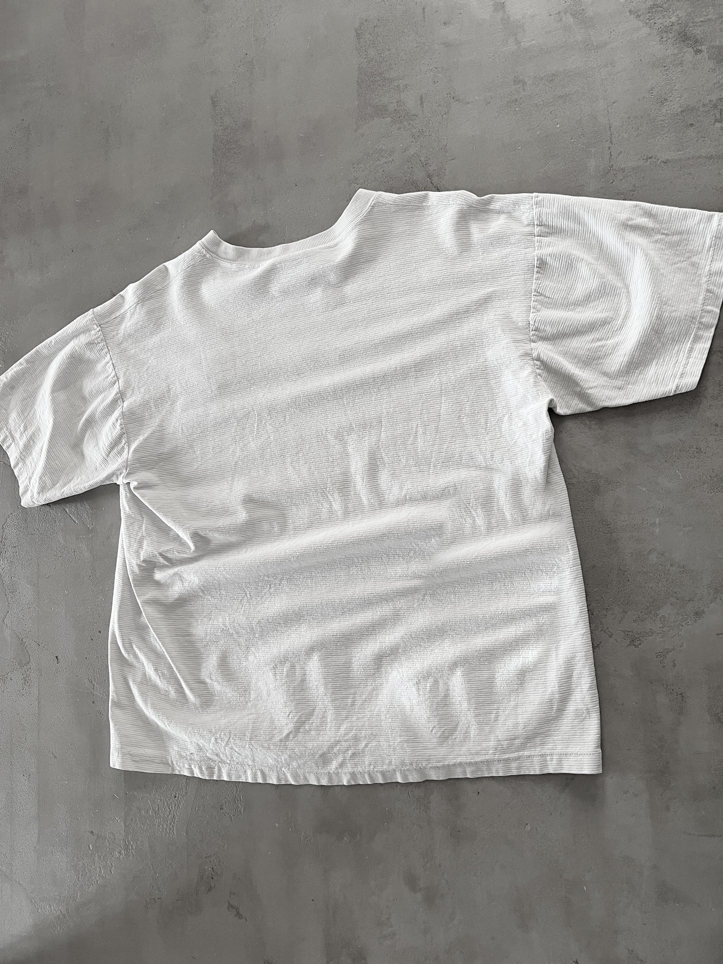 WHITE PORSCHE TEE - 1990S - M/L
