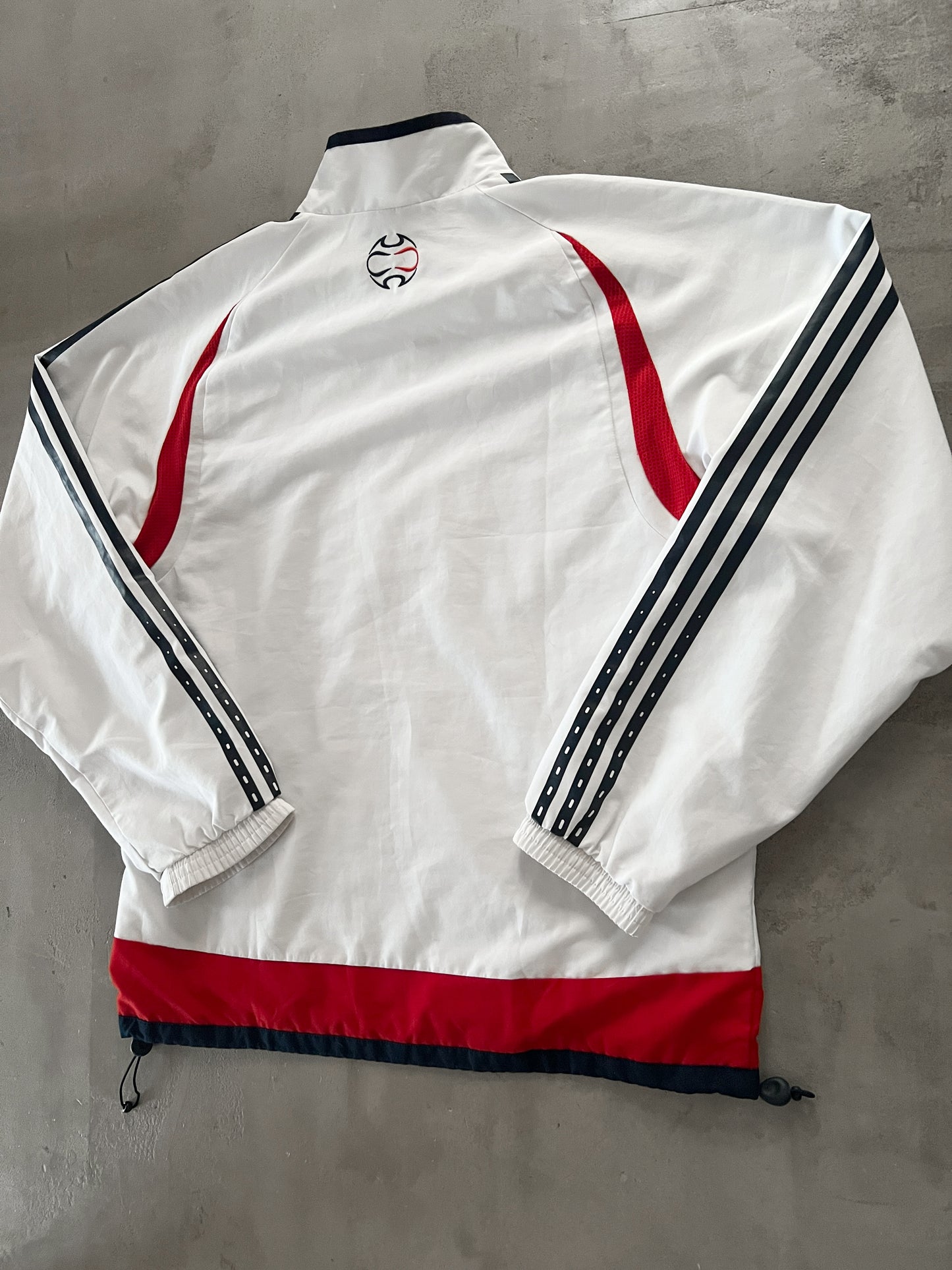 WHITE BAYERN MUNICH TRACK JACKET - 2000S - L