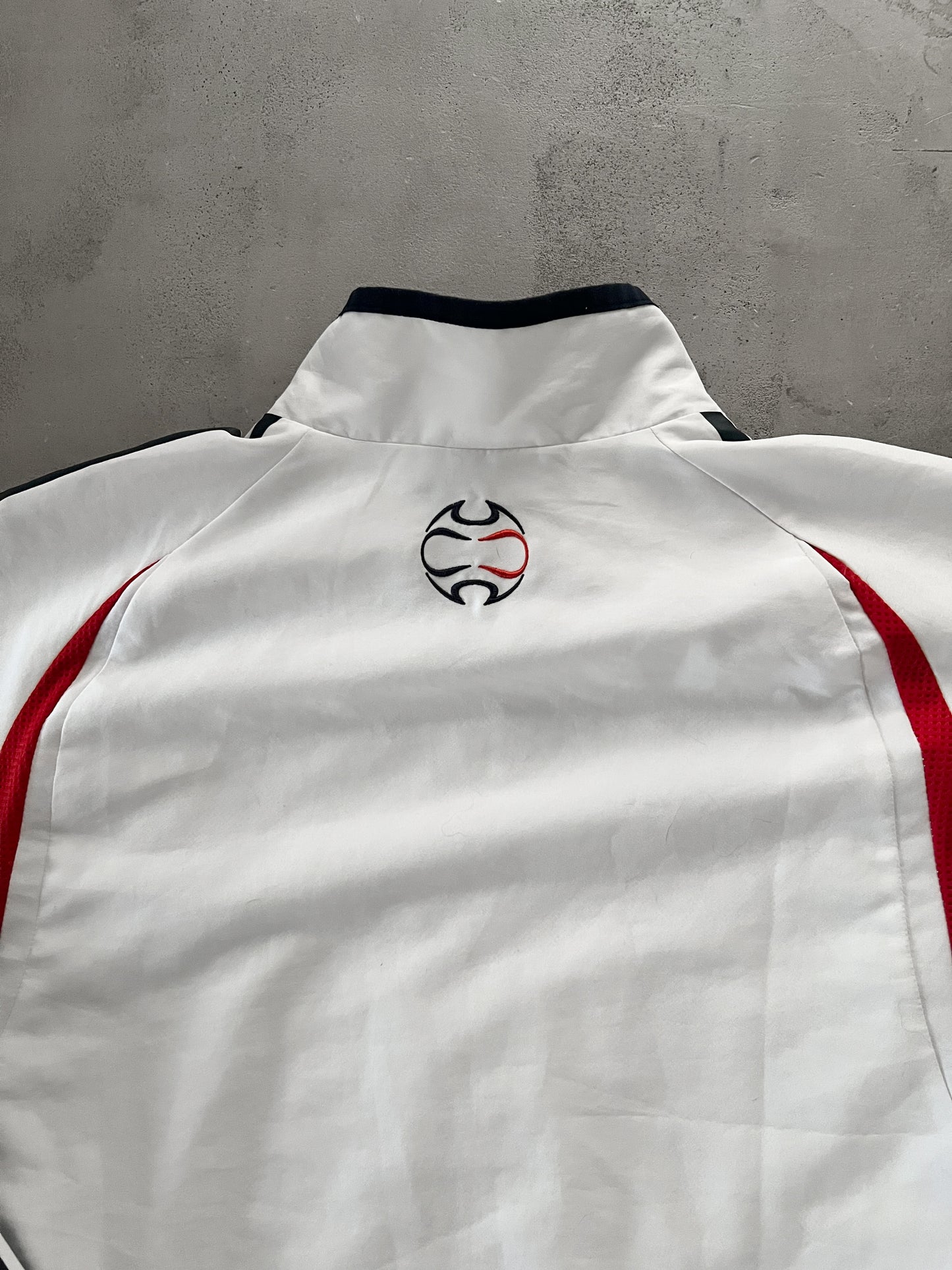 WHITE BAYERN MUNICH TRACK JACKET - 2000S - L