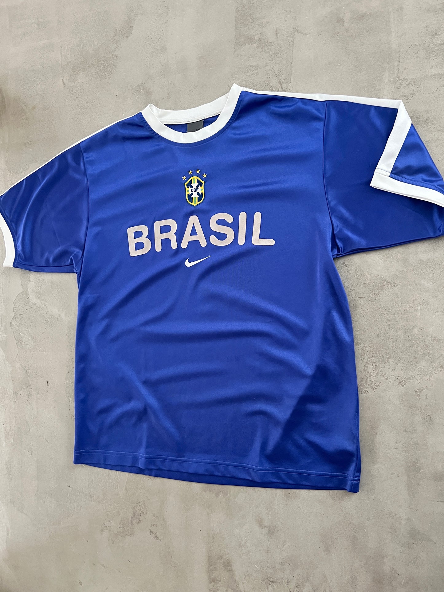 NAVY BRAZIL NIKE TEE - 2000S - L
