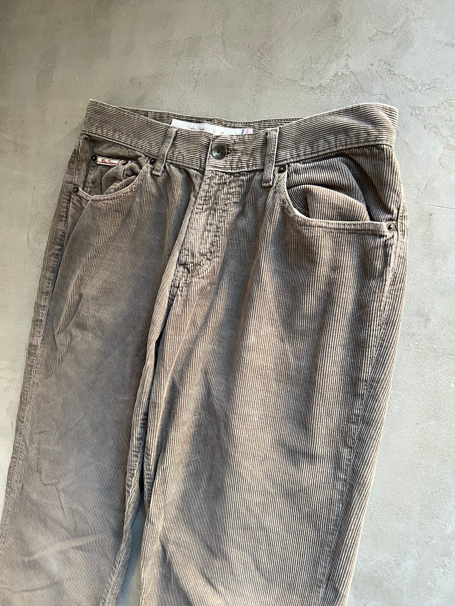 BROWN CORDUROY PANTS - 2000S - M/S