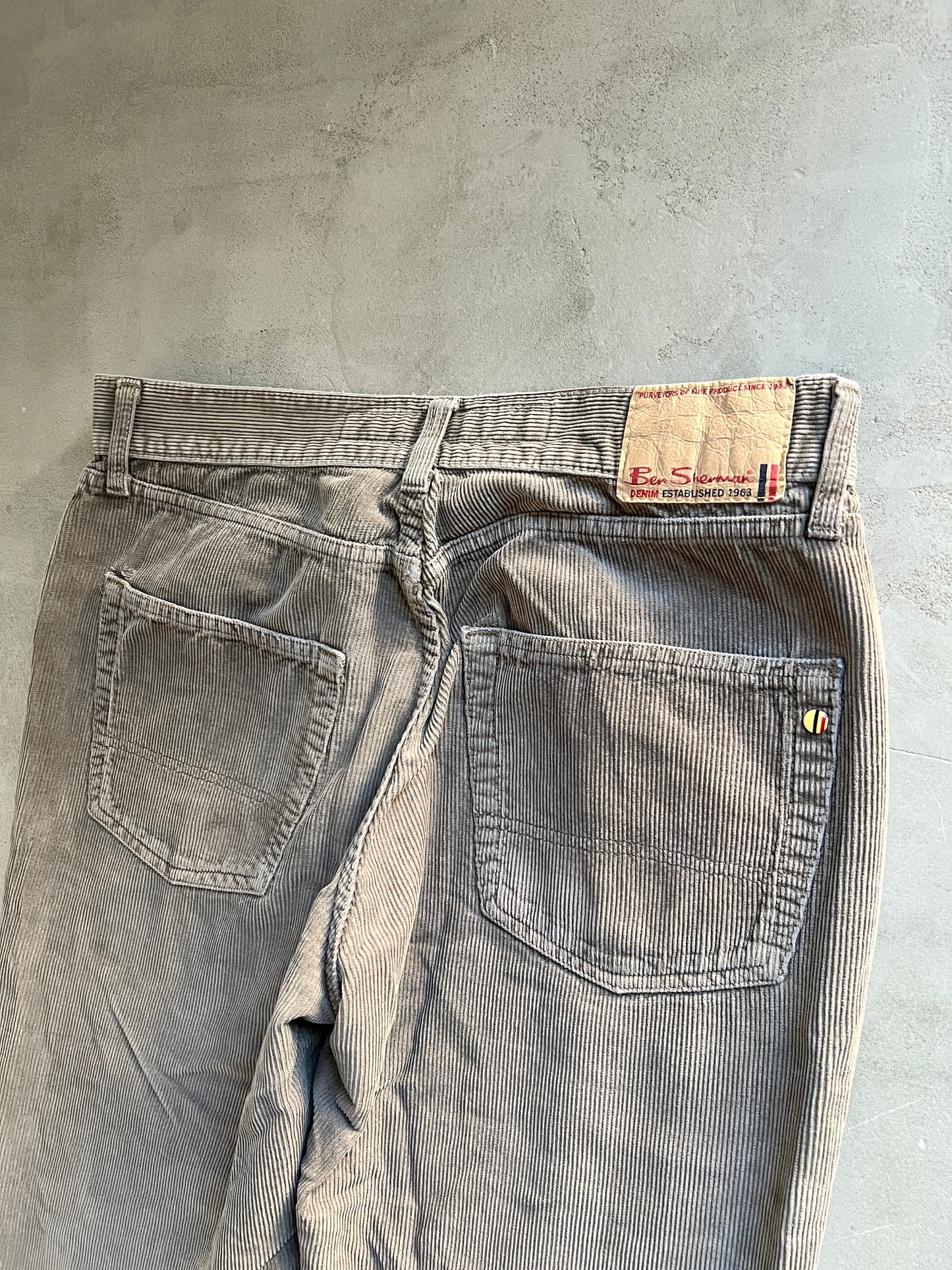 BROWN CORDUROY PANTS - 2000S - M/S
