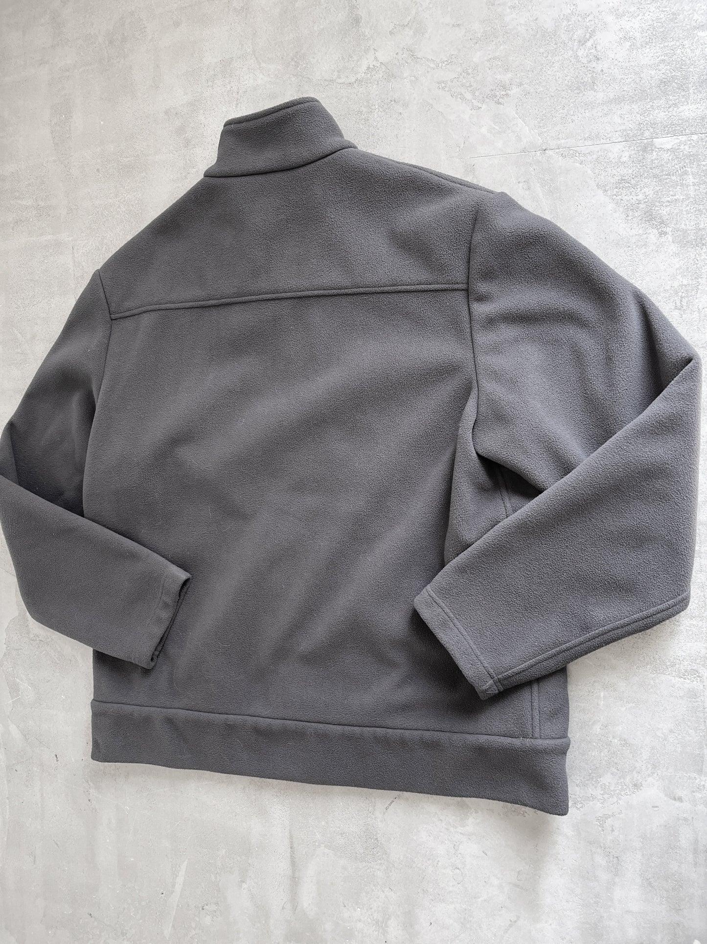 GREY BMW FLEECE JACKET - 2000S - XL