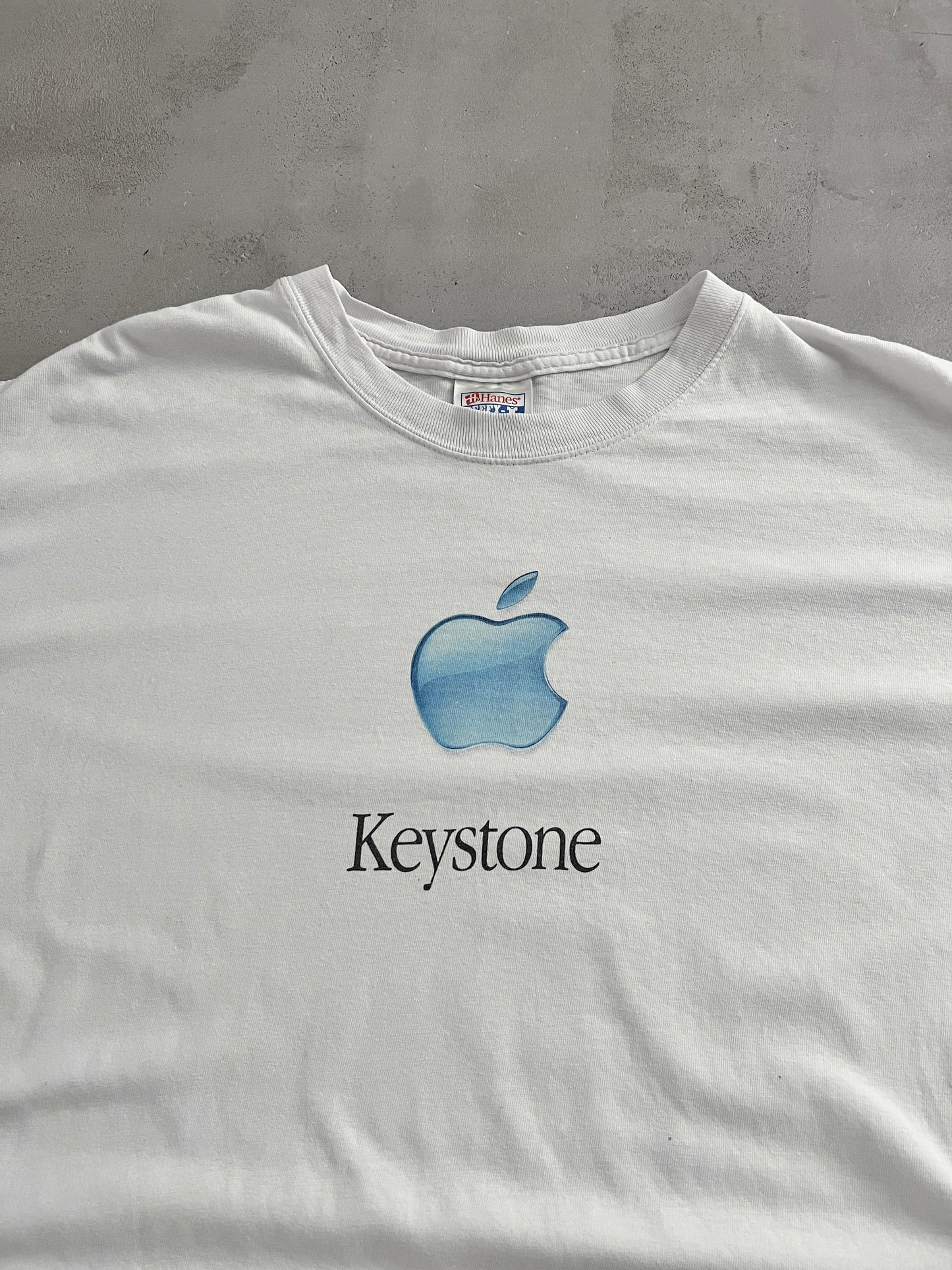 WHITE APPLE PROMO TEE - 2000S - XL/XXL