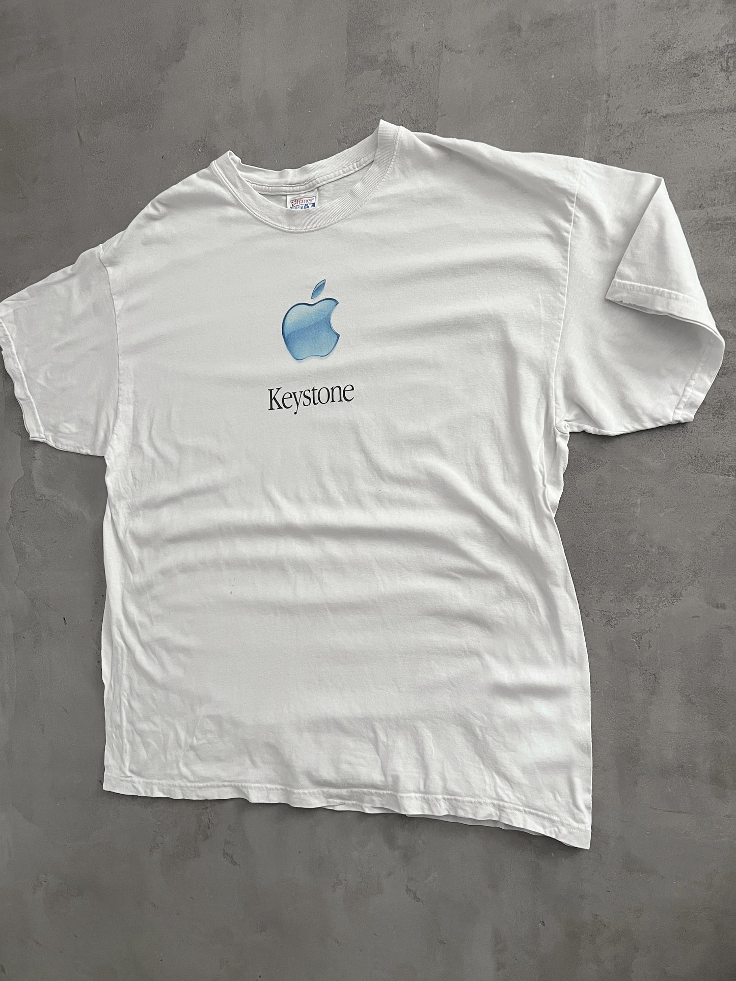 WHITE APPLE PROMO TEE - 2000S - XL/XXL