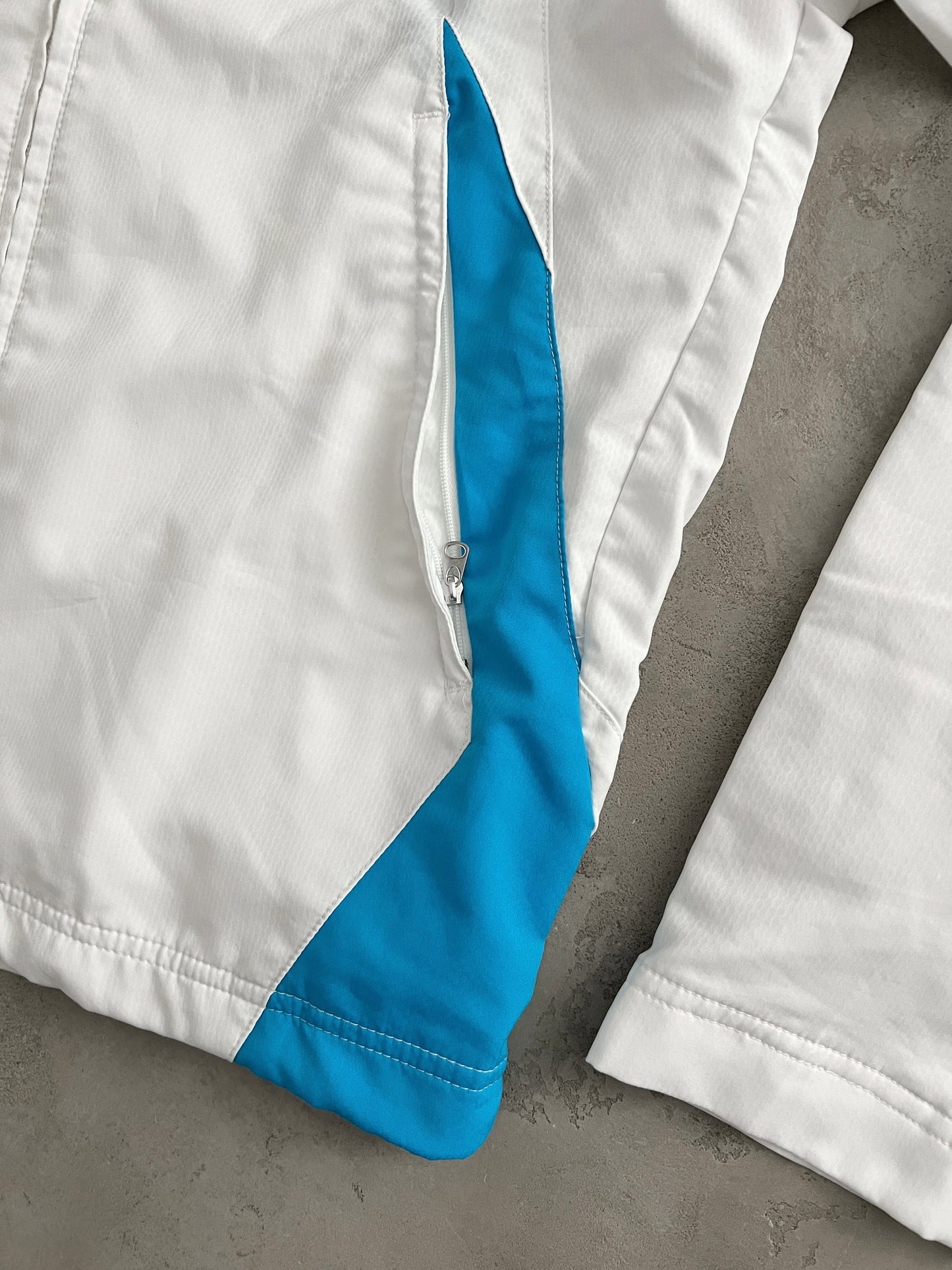 WHITE/BABY BLUE INTER MILAN NIKE JACKET - 2000S - S