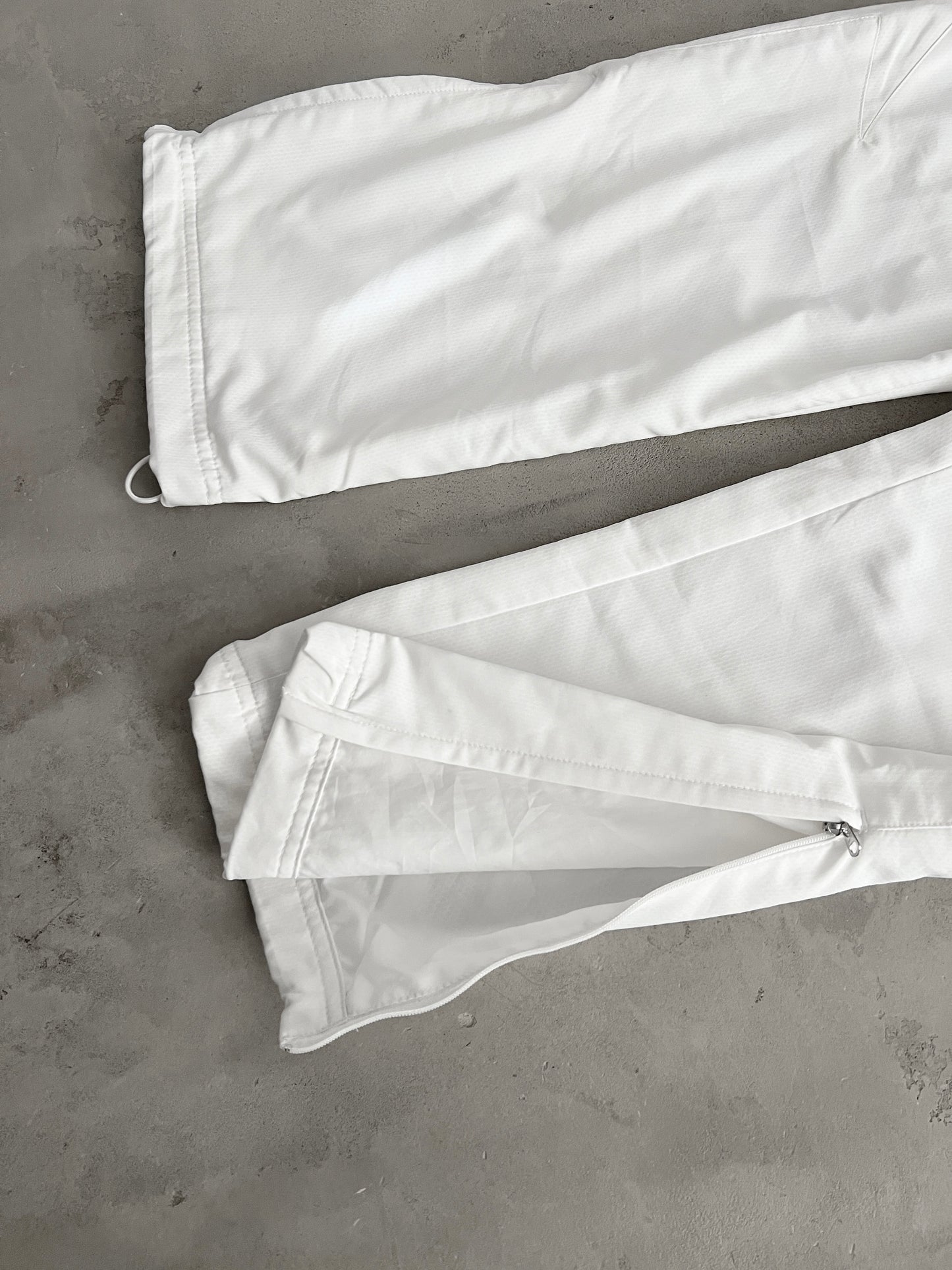 WHITE/BABY BLUE INTER MILAN NIKE PANTS - 2000S - S