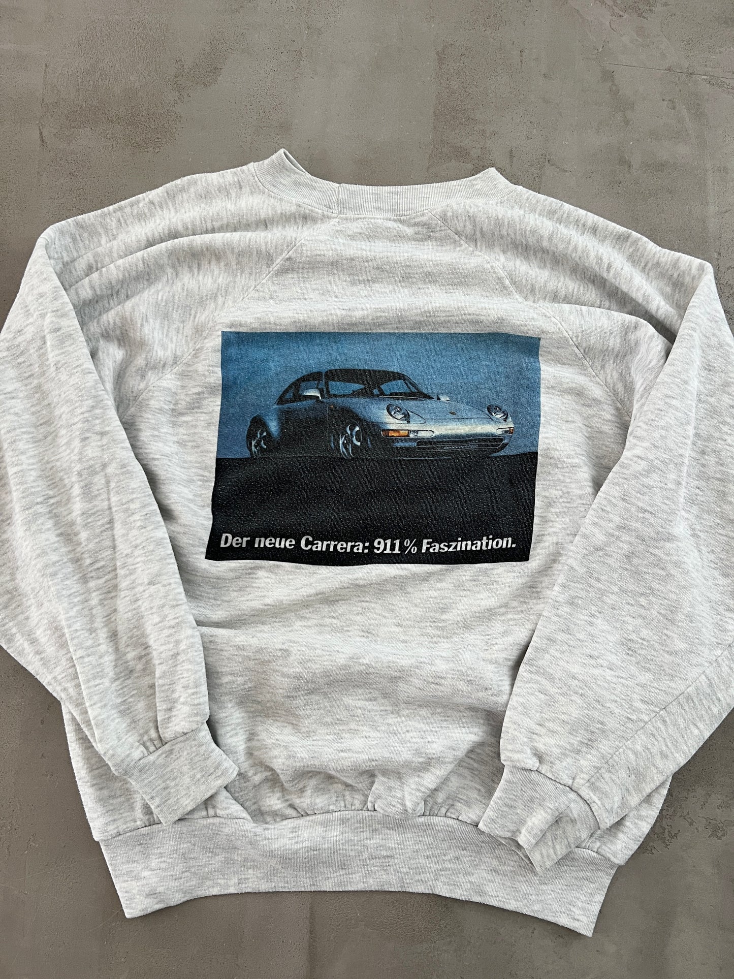 GREY PORSCHE 993 SWEATER - 1993 - L/M