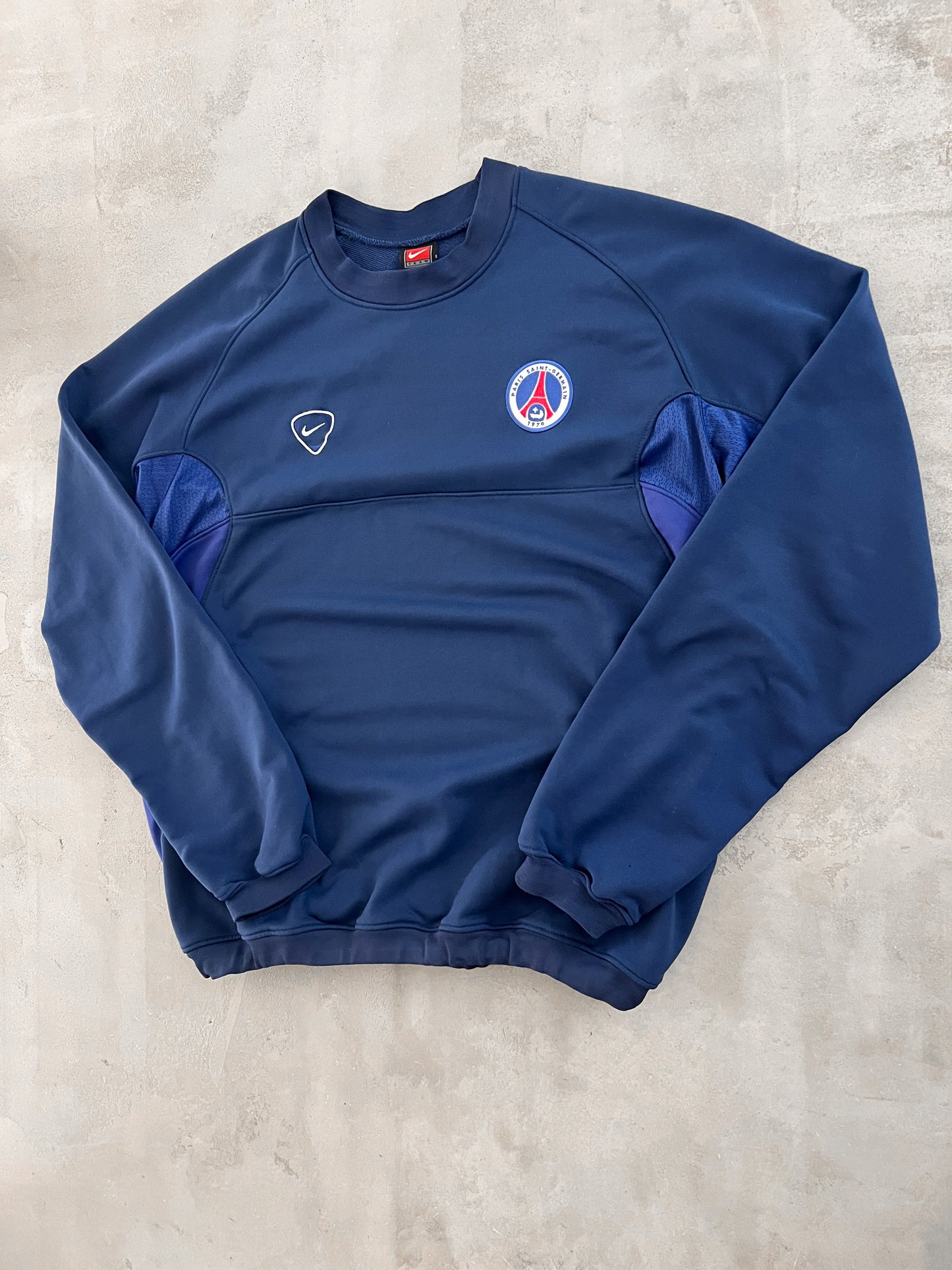 NAVY PSG NIKE SWEATER - 2000S - L
