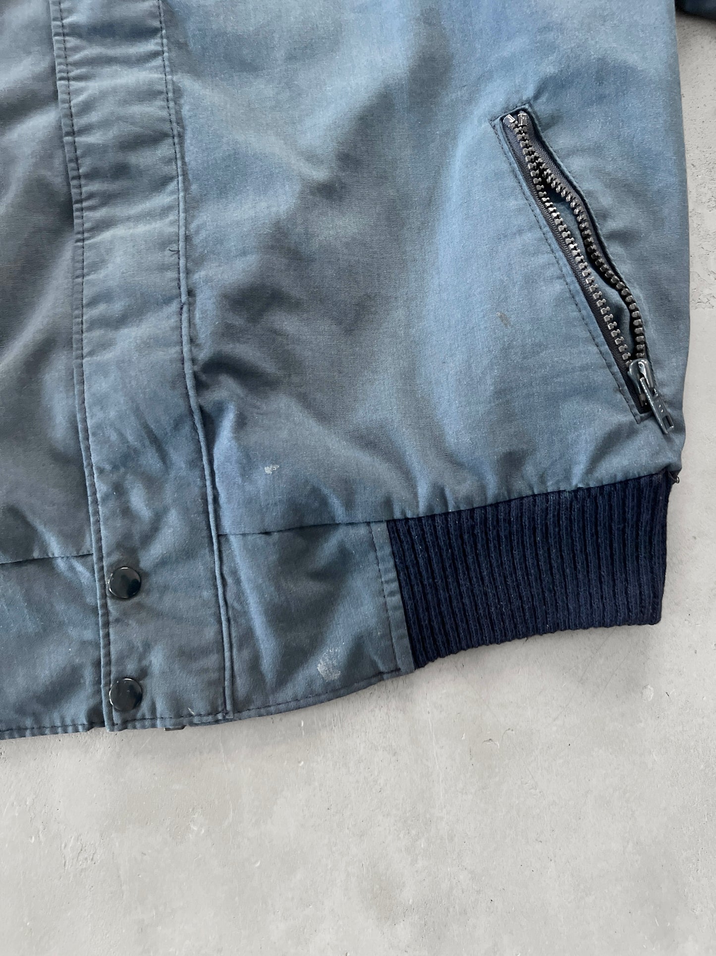 BLUE MERCEDES BENZ JACKET - 1990S - M/L