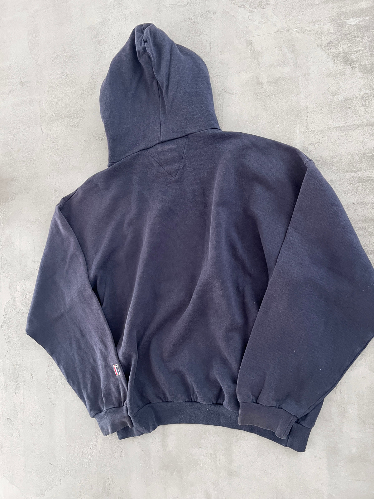 NAVY YANKEES HOODIE - 1990S - M