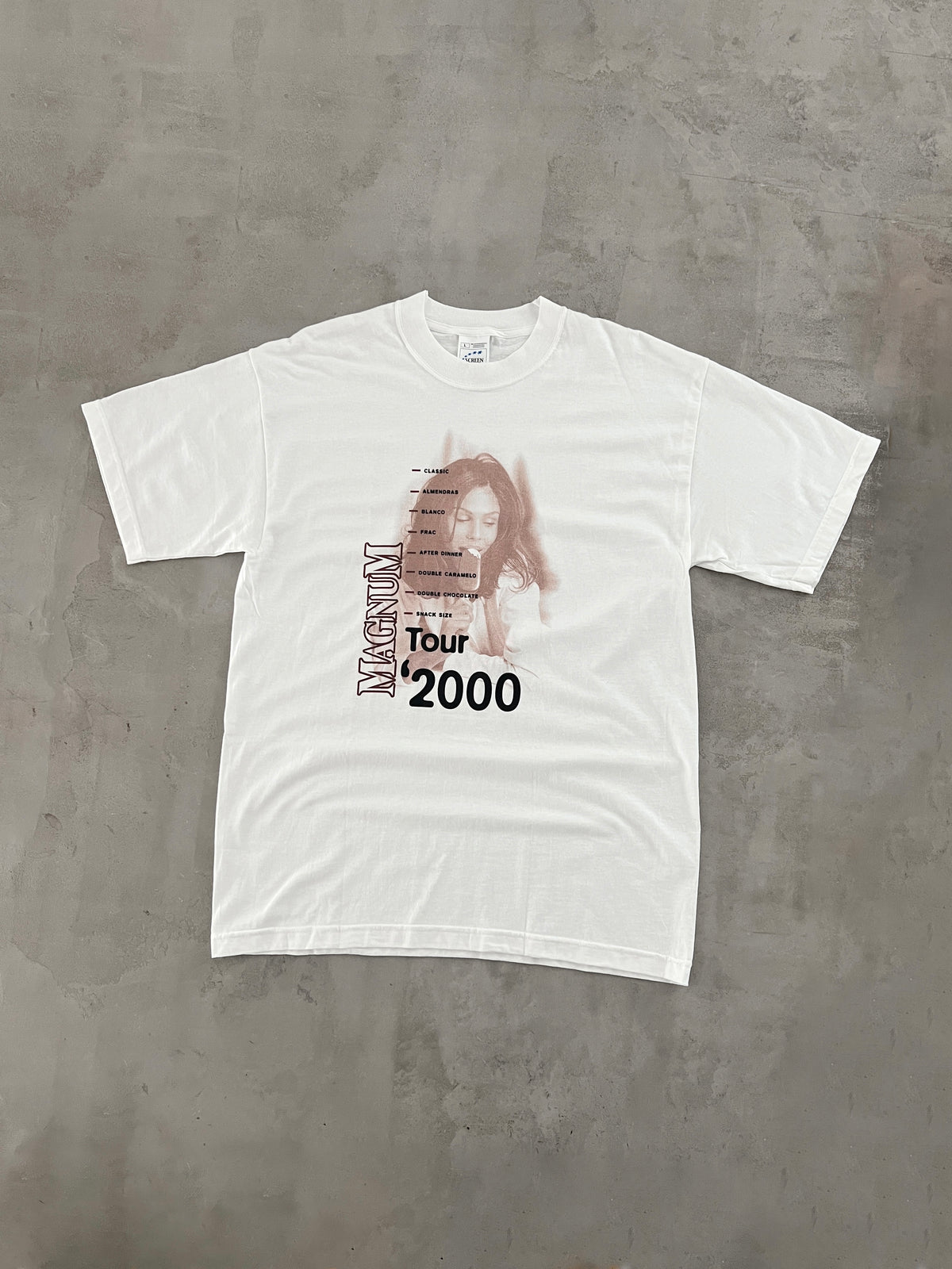 WHITE MAGNUM TOUR PROMO TEE - 2000 - XL