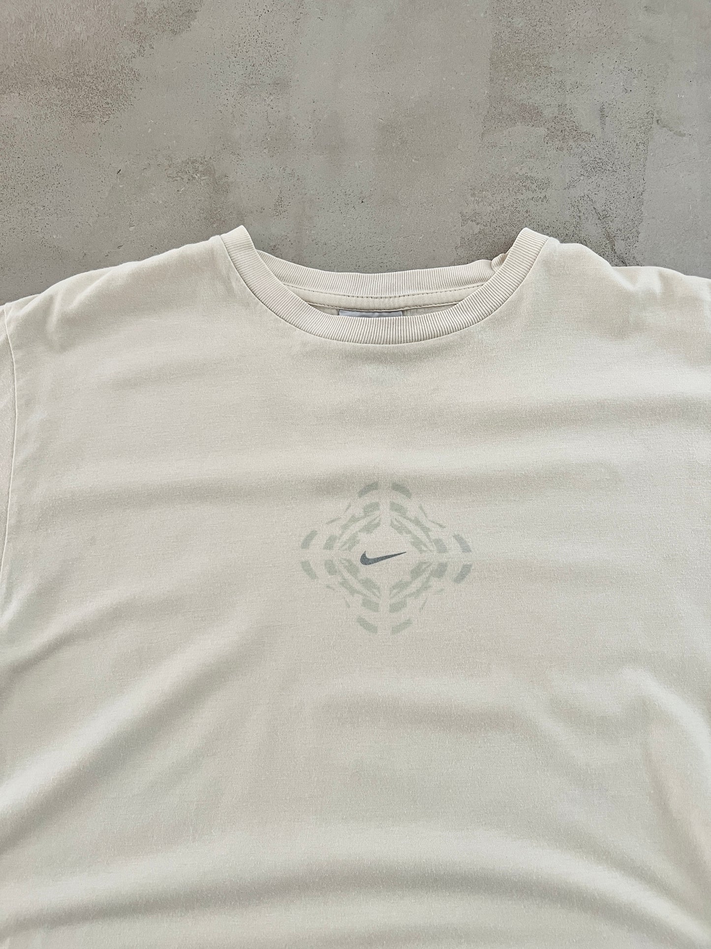 CREME NIKE TEE - 1990S - L/M