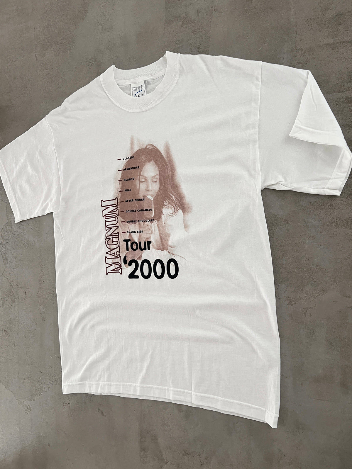 WHITE MAGNUM TOUR PROMO TEE - 2000 - XL