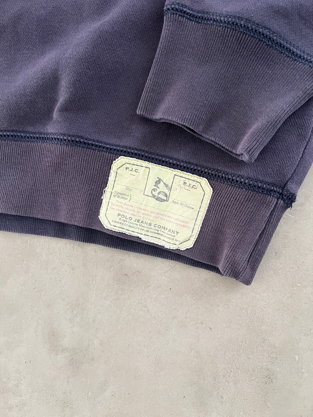 FADED PURPLE RALPH LAUREN SWEATER - 2000S - M