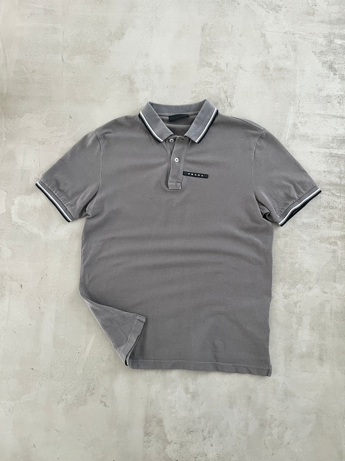 GREY PRADA POLO - 2000S - M
