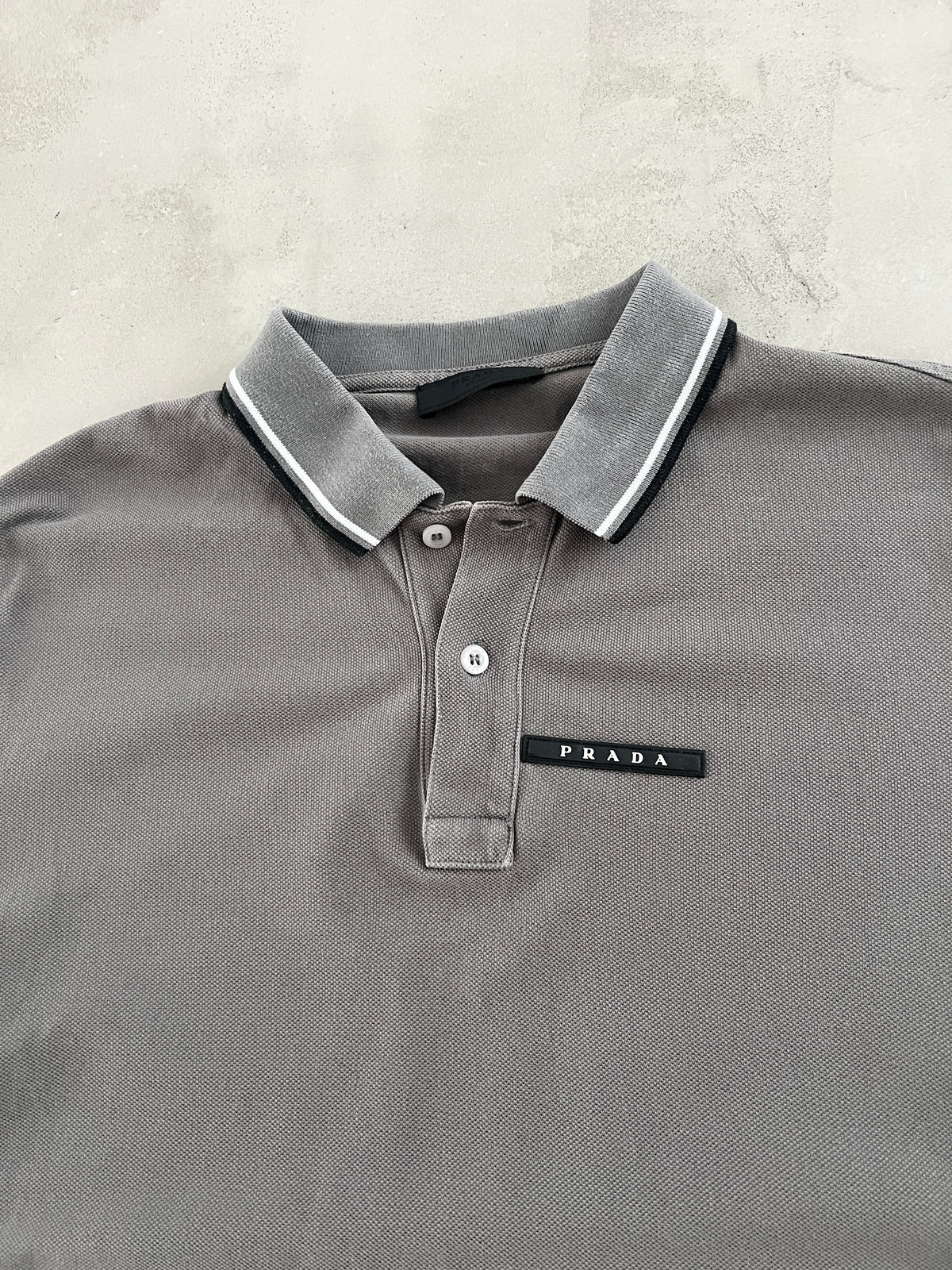 GREY PRADA POLO - 2000S - M