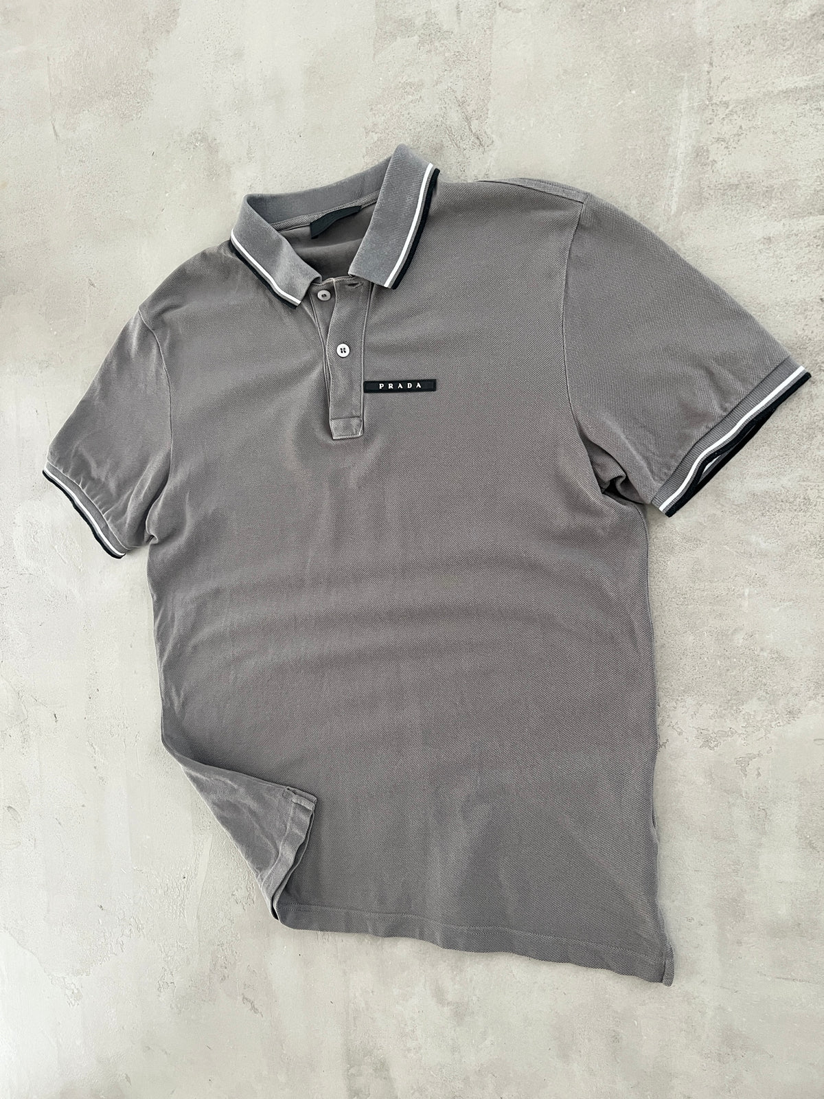 GREY PRADA POLO - 2000S - M
