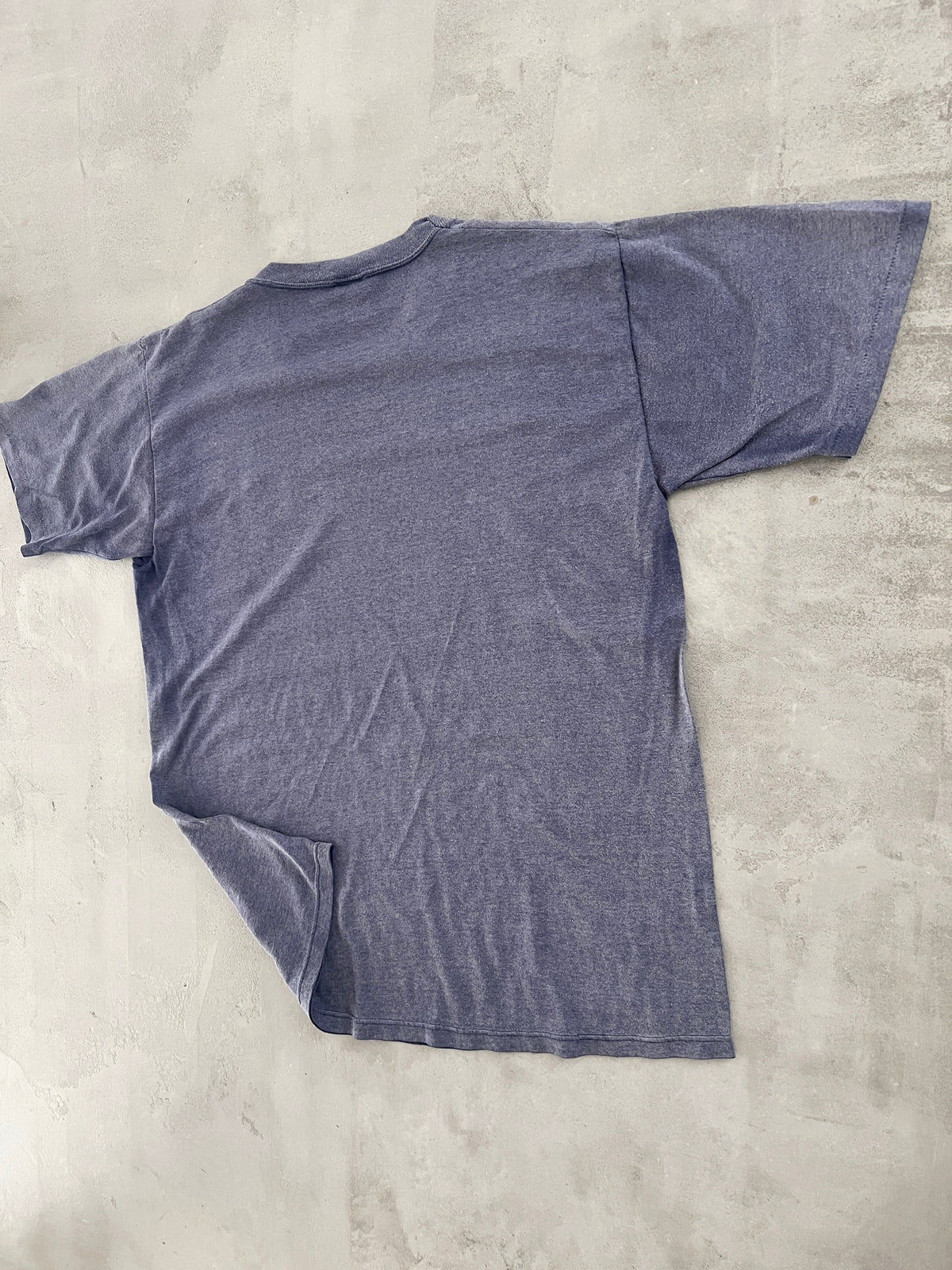 FADED NAVY GHOST POCKET TEE - 1990S - M